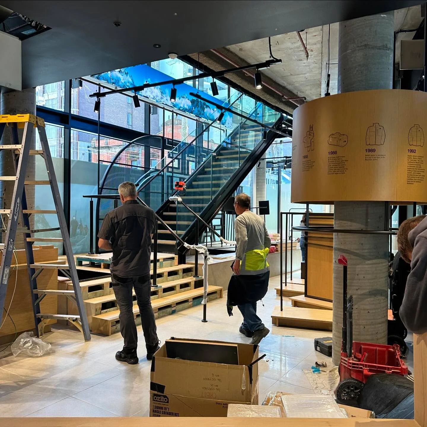 Long time coming. Looking good and almost ready&hellip; opening next week. Can you guess what it is? #retaildesign #retaildetails #wip