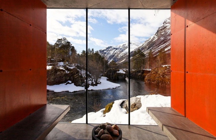 River Sauna in Western Norway