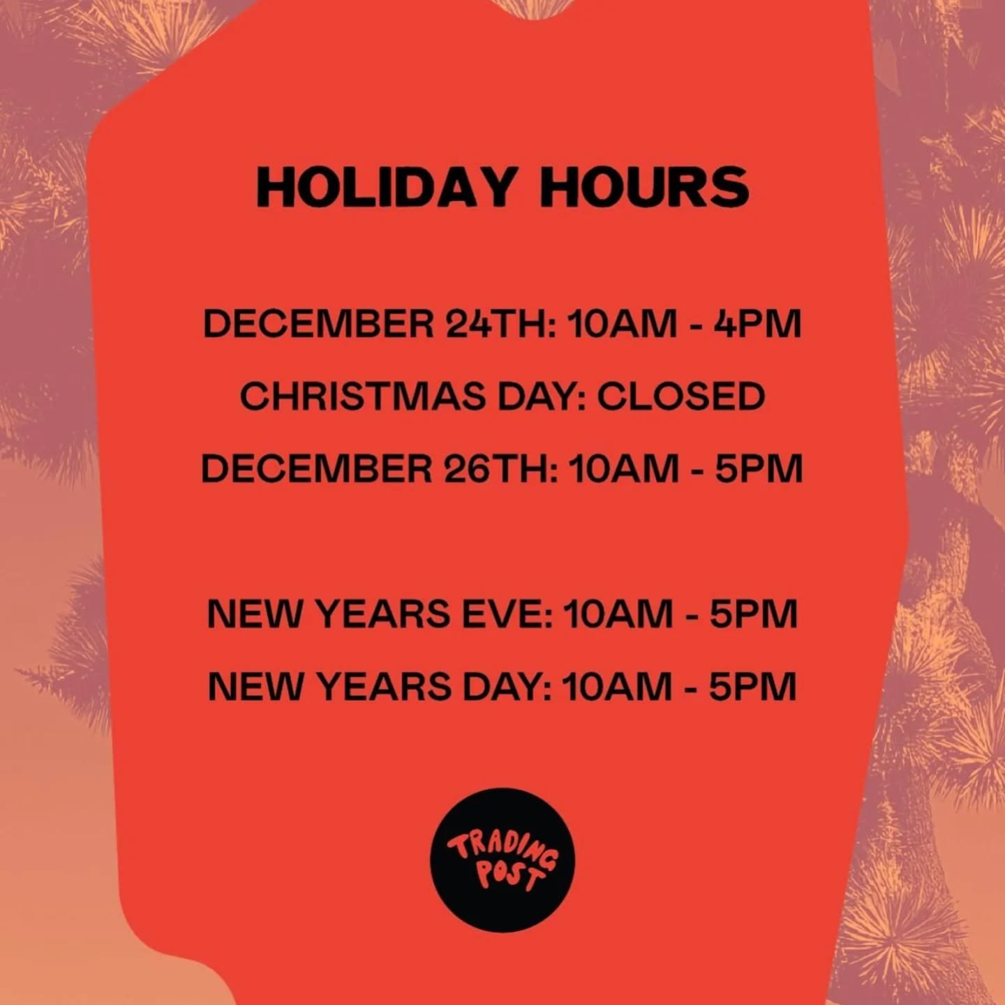 Thank you for shopping our little shop within @fogcityflea during the holiday season and throughout the year!! Sharing their holiday hours here...and making my way over there this afternoon for one last little drop/restock of stocking stuffers under 