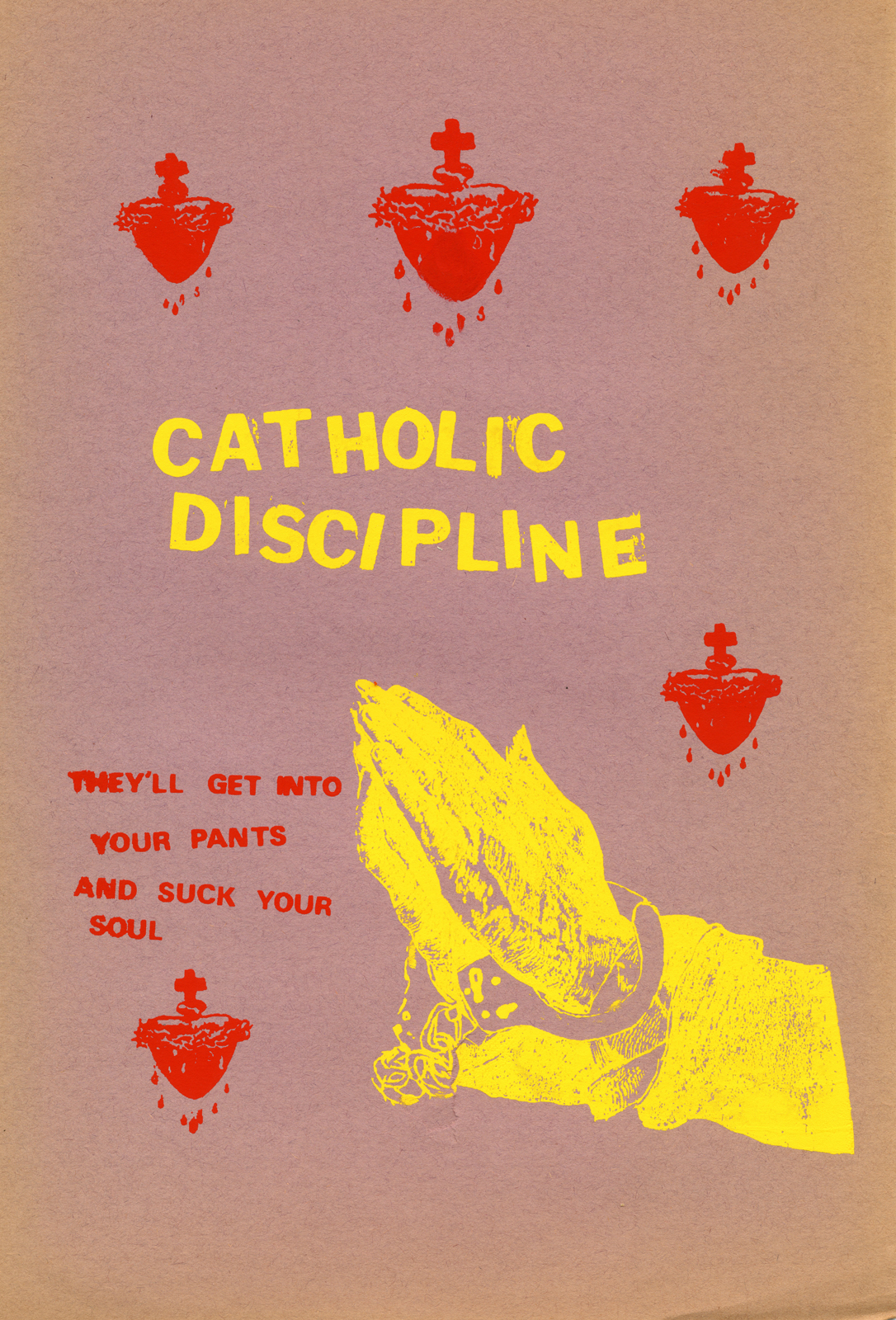 Catholic Discipline Poster – Hand Screened.