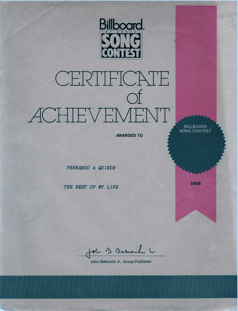 Certificate of Achievement Songwriter award.jpg