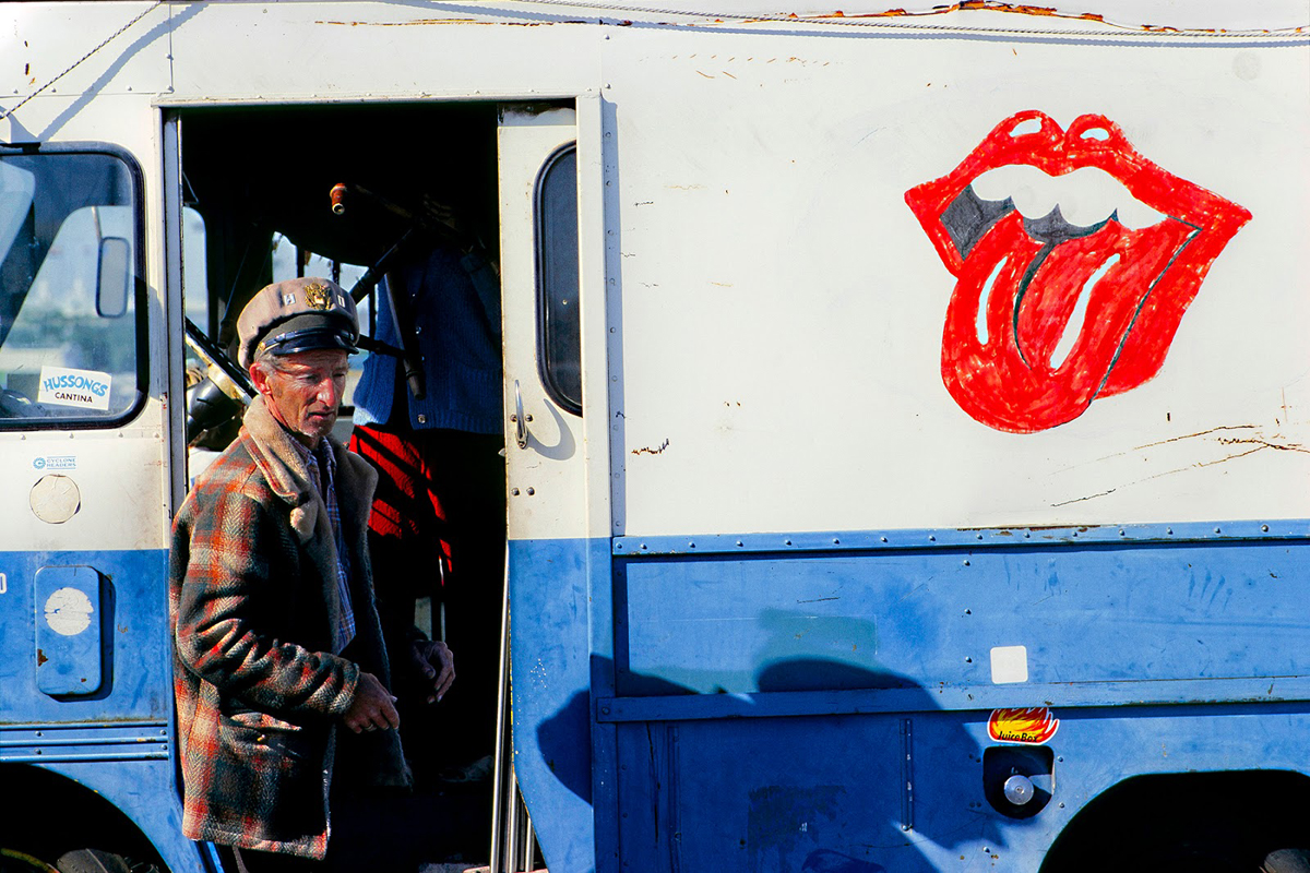 I ask this guy if he likes the Rolling Stones and he says, not so much, never really paid no attention.