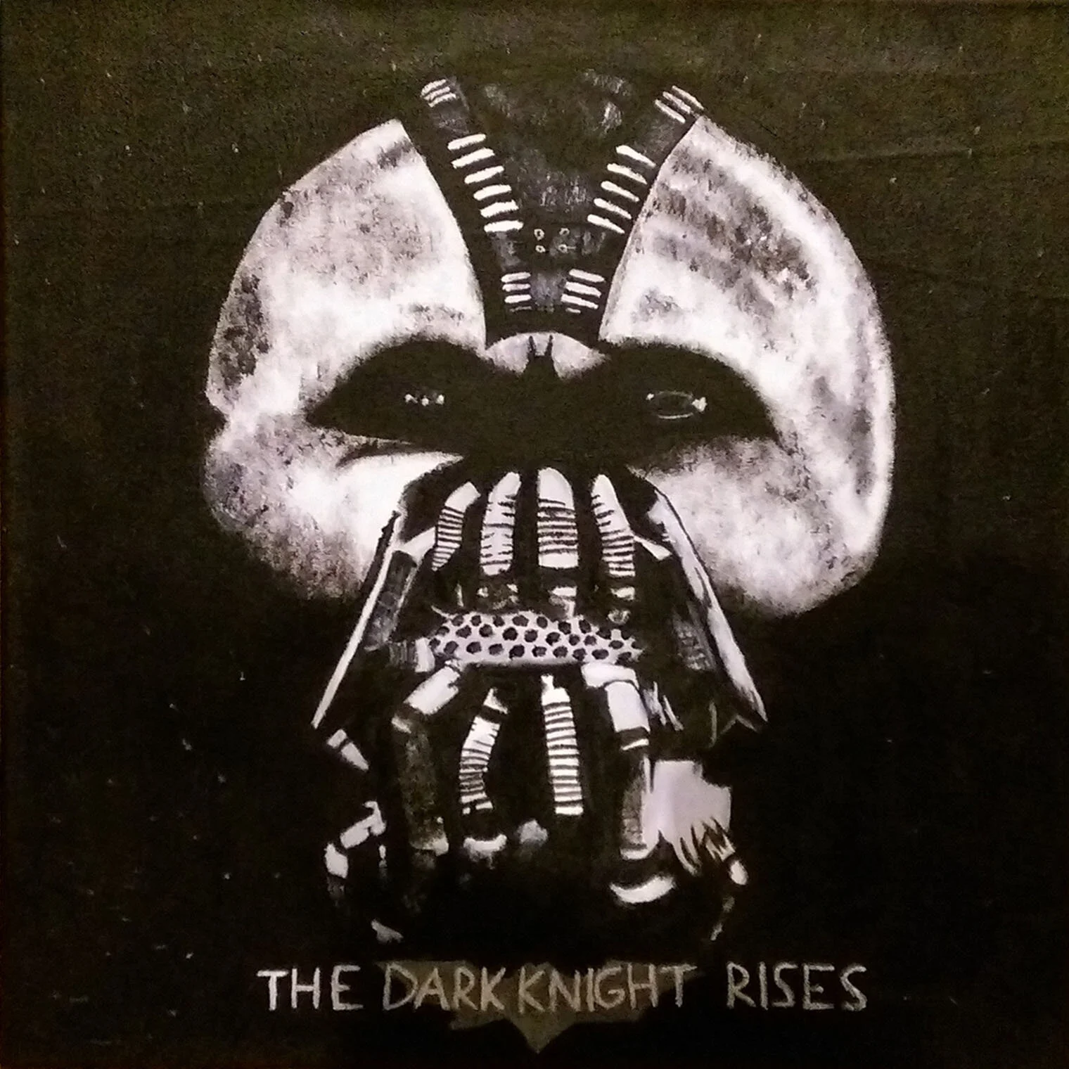  A Batman Dark Knight painting of Bane.    Medium:  Acrylic Paint 