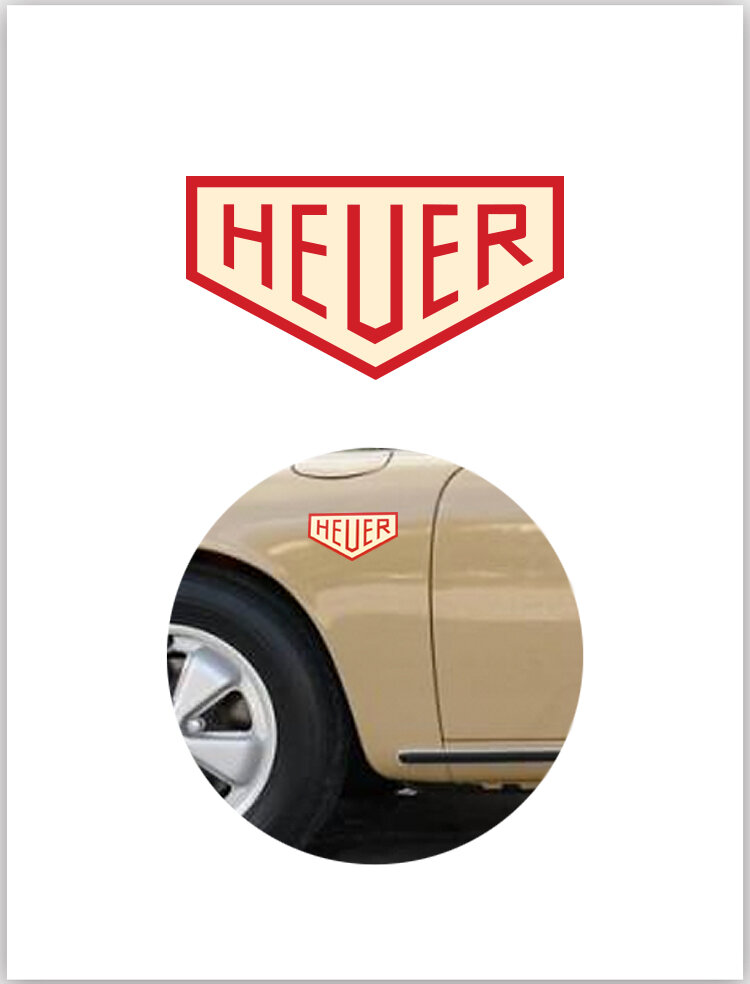 The Air Factor-Porsche Decals Vintage Heuer Car Decal TheAirFactor