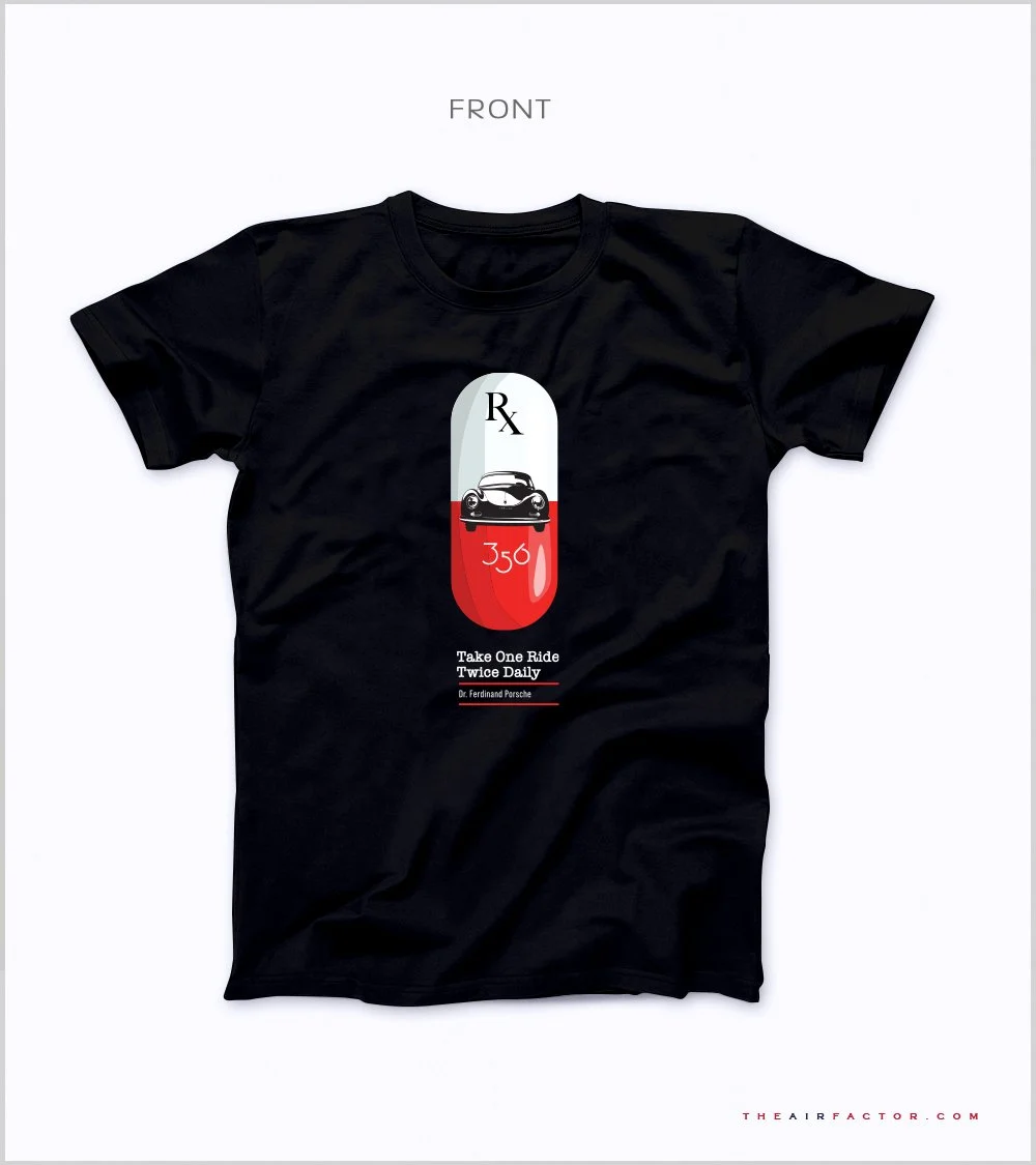 Rx Take One ride Twice daily 356 Black T-shirt.jpg