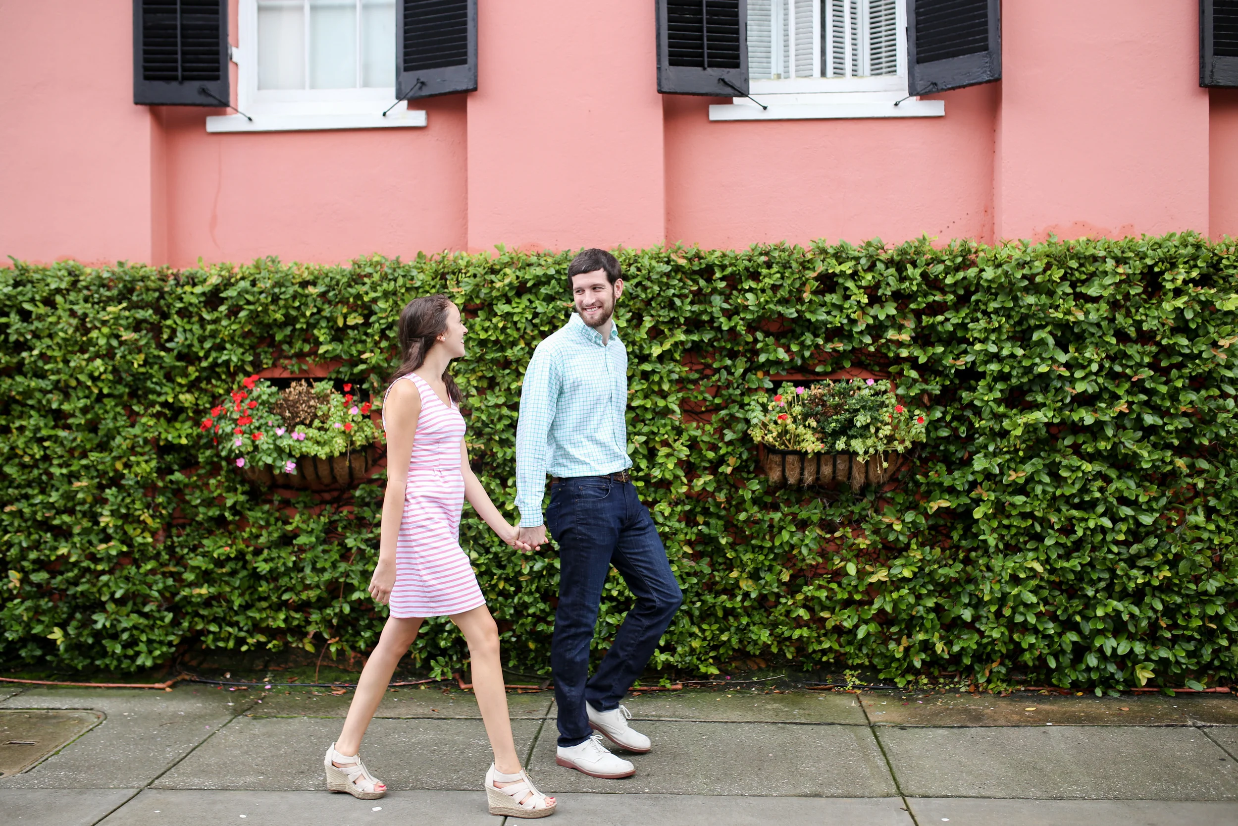 Downtown Charleston Engagement | James + Kelsie