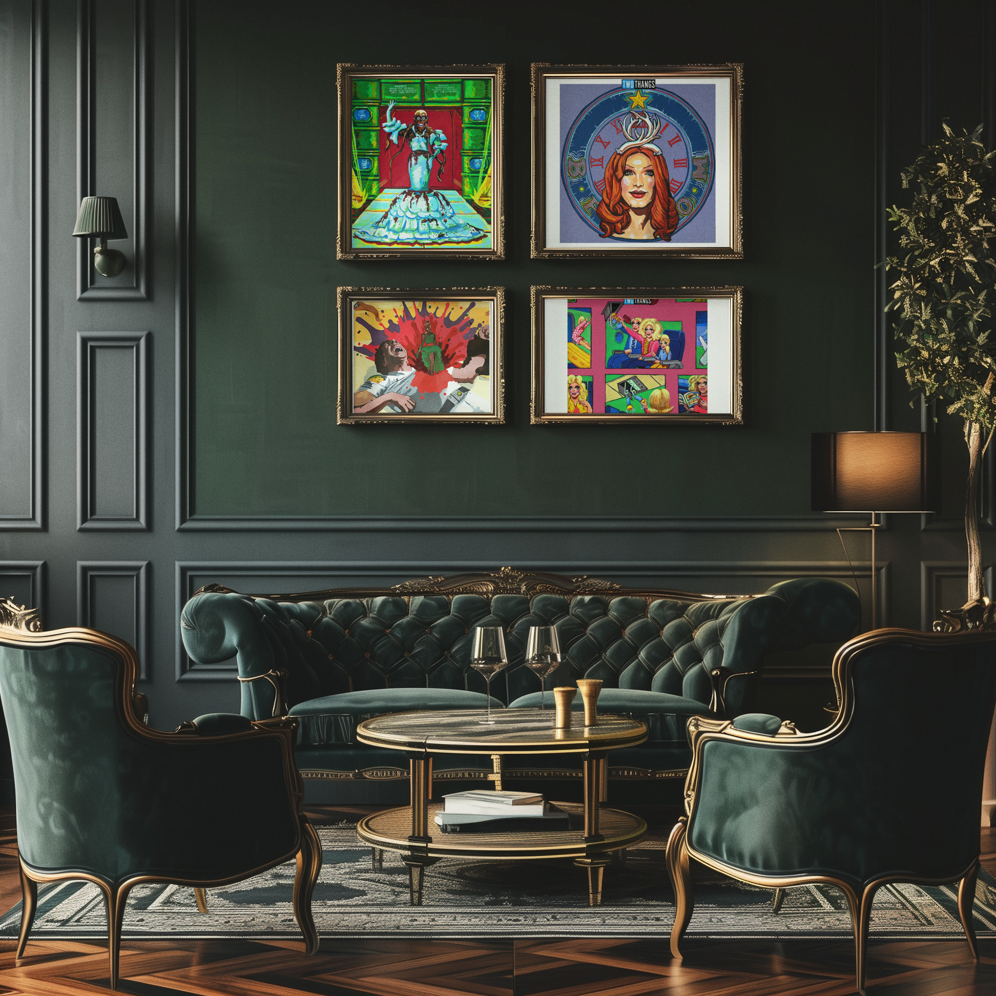 mockup-of-four-art-prints-placed-in-a-victorian-decorated-room-generated-by-ai-m38326.png