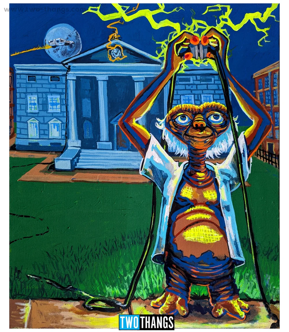 E.T. Art Print Set | Pop Culture Mashups with E.T