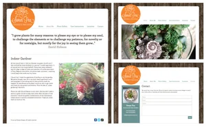 Website Design // Sweet Pea Terrariums