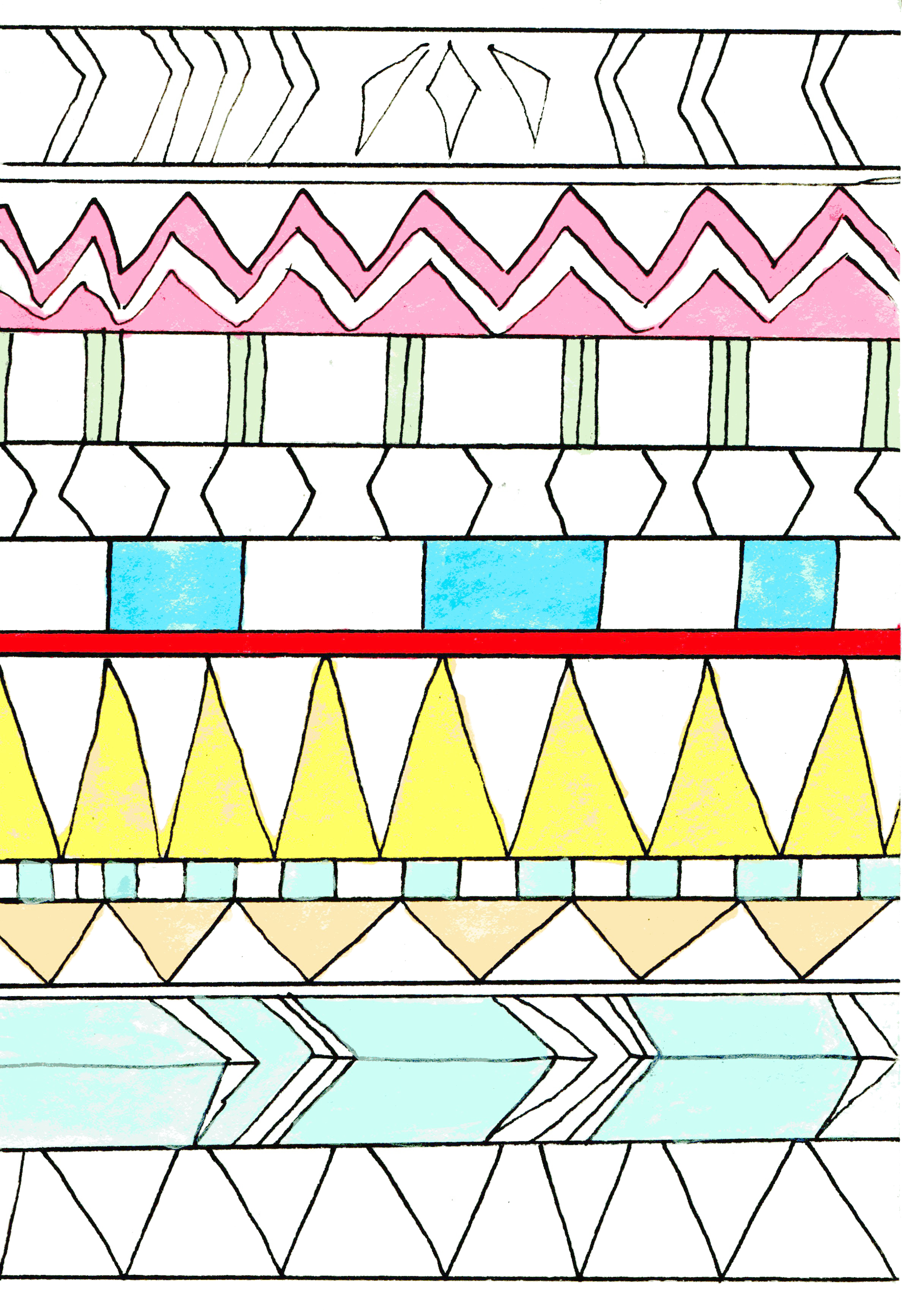 Festive Geometric Pattern