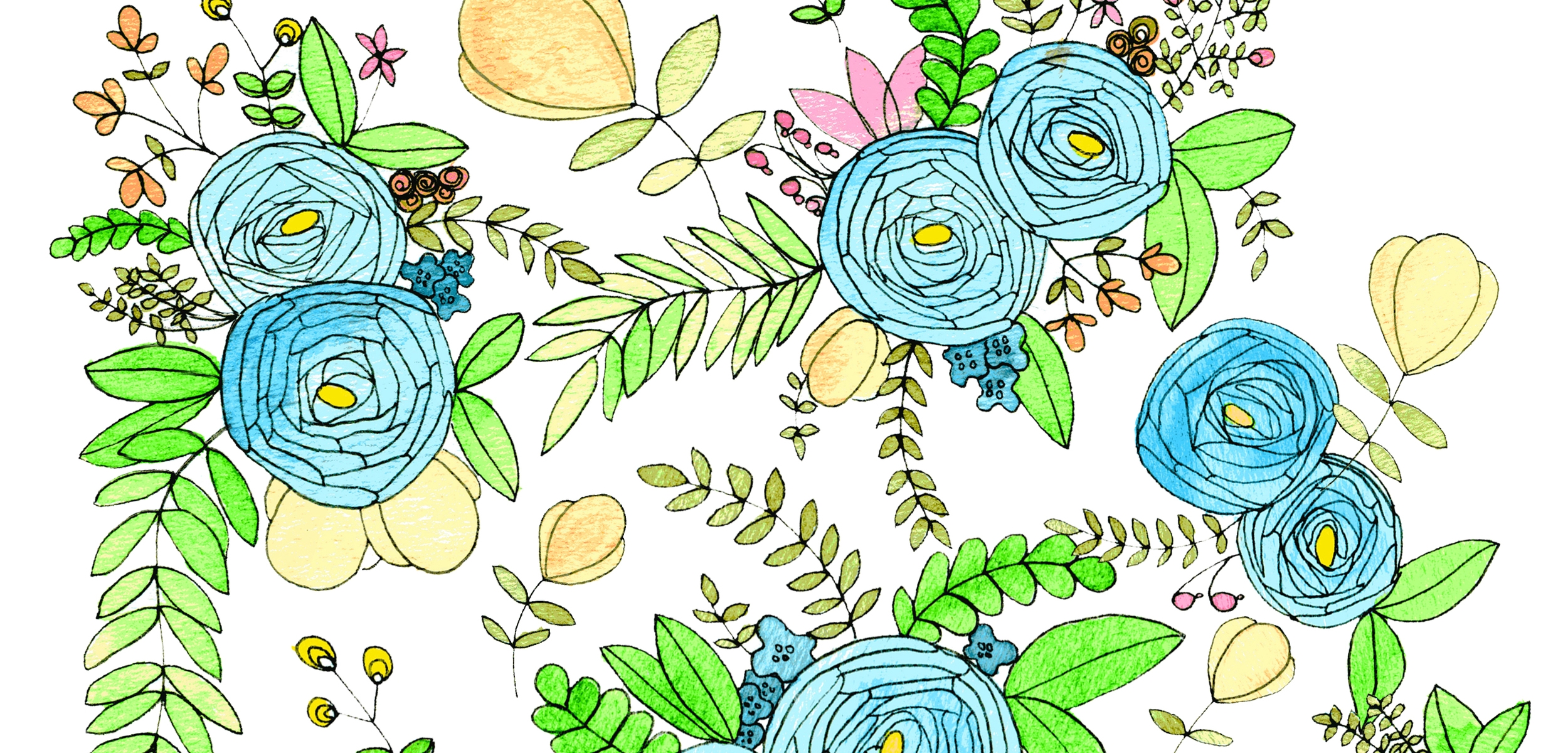 Blue Wildflowers