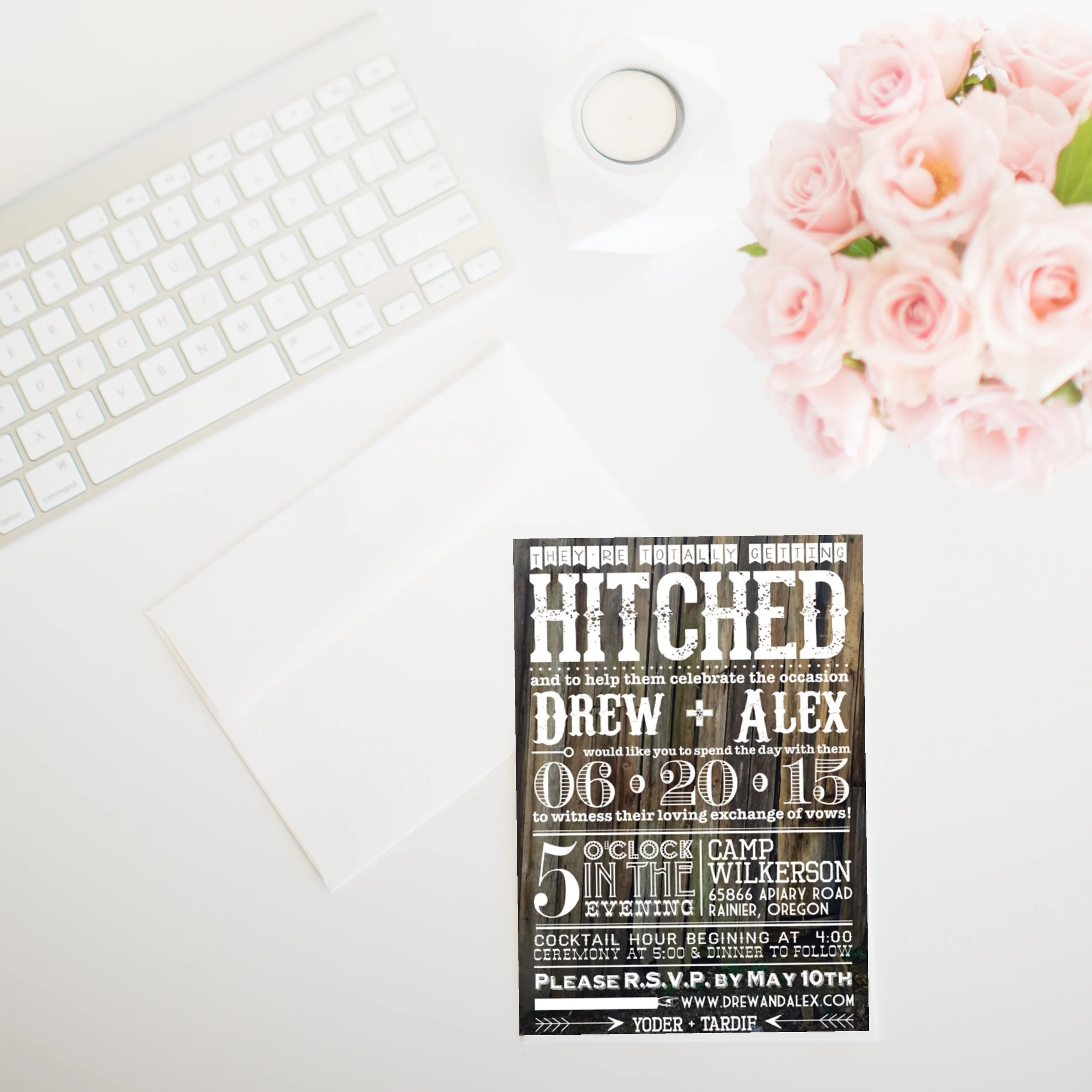 Wedding Invitations // Alex & Drew