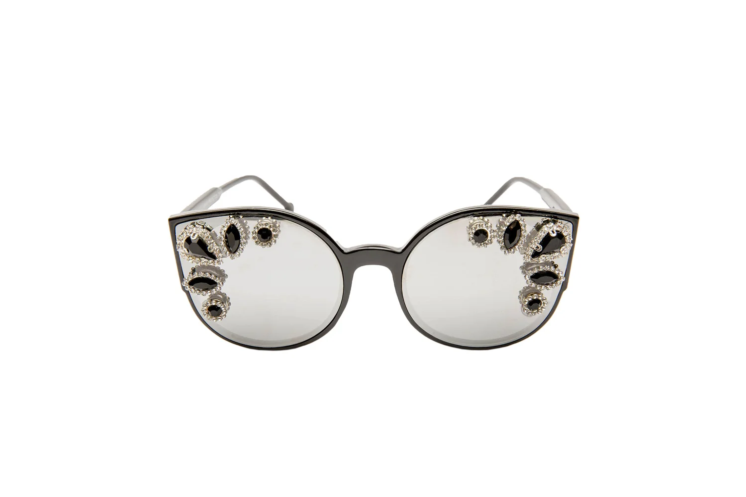 Jimmy Choo Audrey Cat Eye Crystal Embellished Sunglasses Jimmy Choo JC5004 M (55 - 15) with Pink lenses and Pink  main image 3