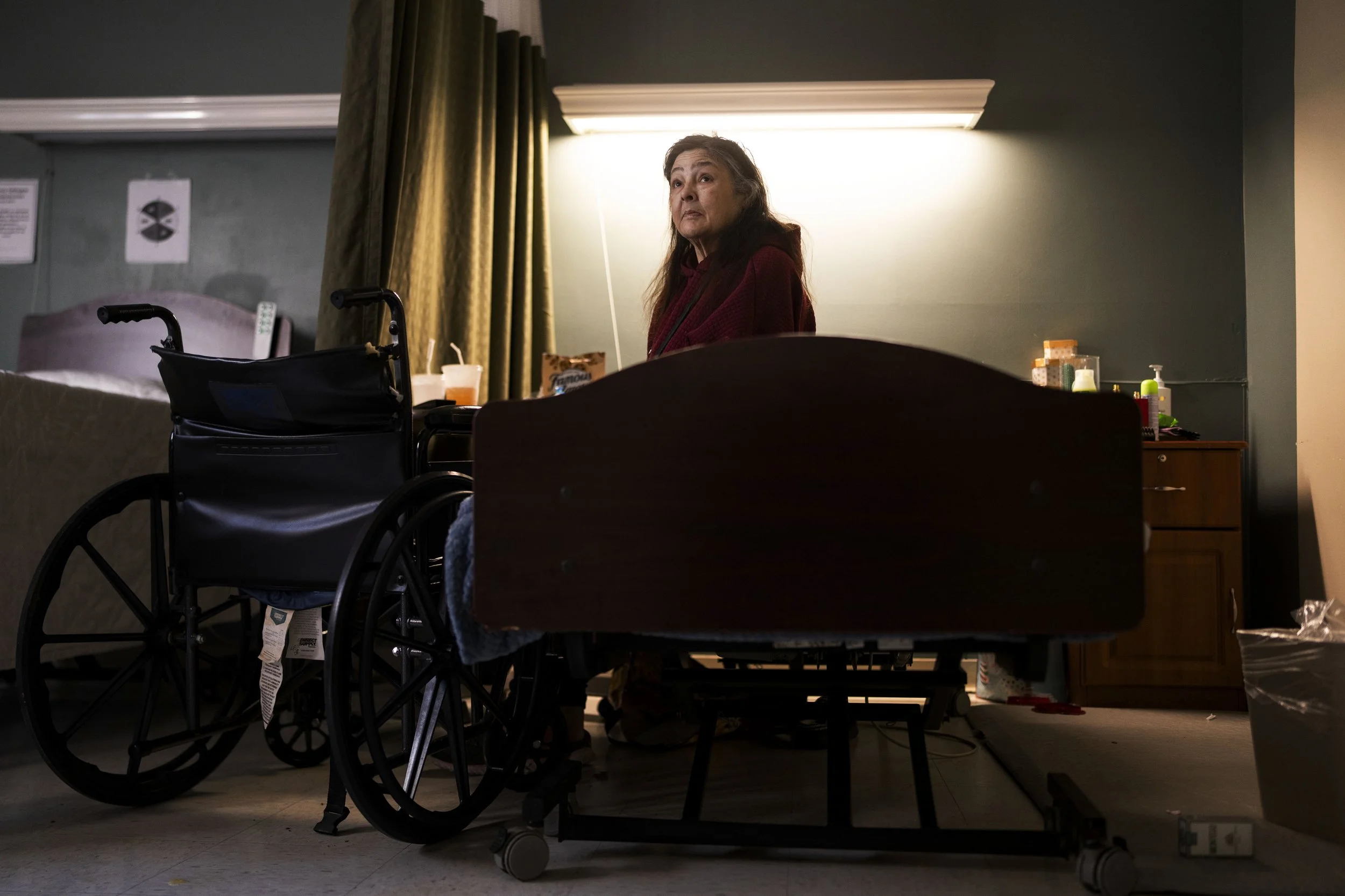  After a stroke, Tristan’s grandmother Donna White has lived in a nursing home in Brooklyn Park for months. 