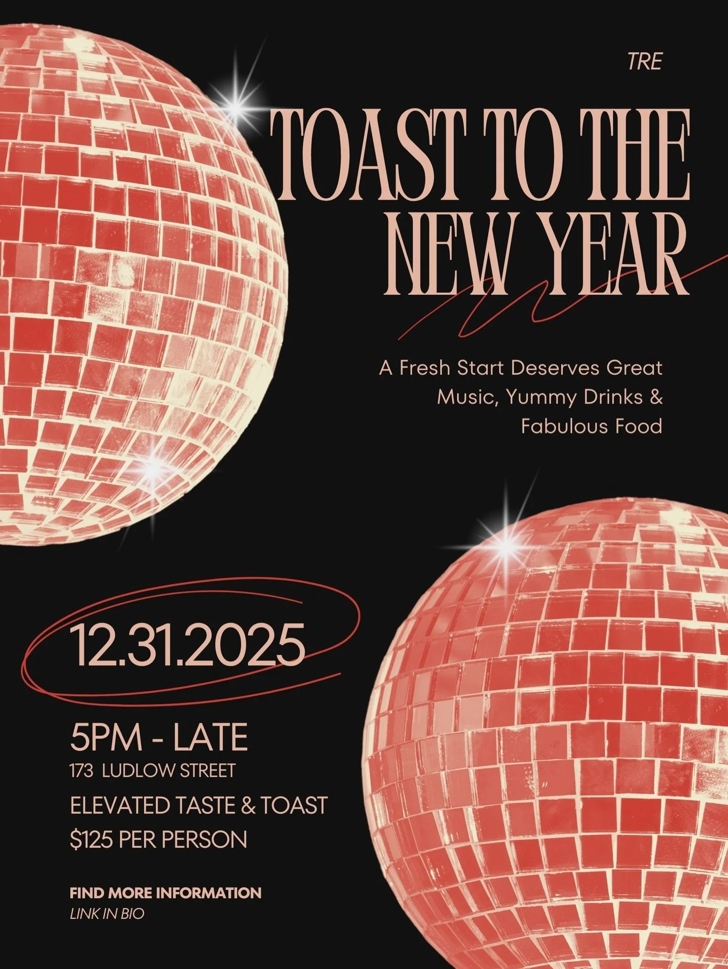 NYE done right ✨ Special menu, great energy, and a night to remember. Reservations still open see you in the LES! 
🔗 link in bio