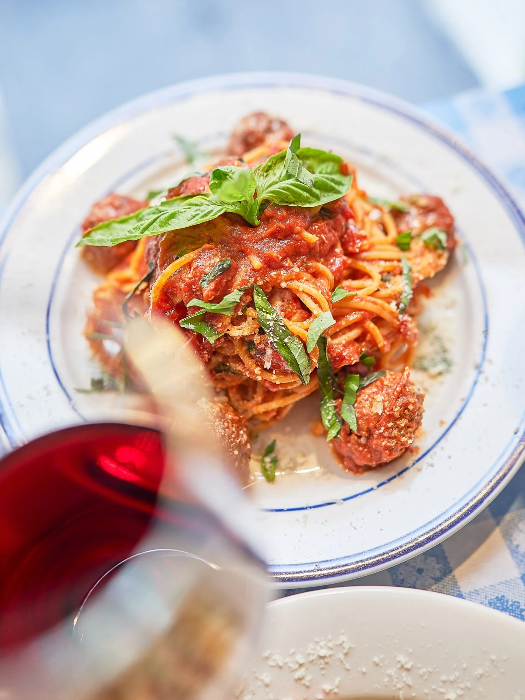 Spaghett about your plans. You&rsquo;re having dinner at Tre. 🍝🍷

#SpaghettiAndMeatballs #NYCEats #TreNewYork