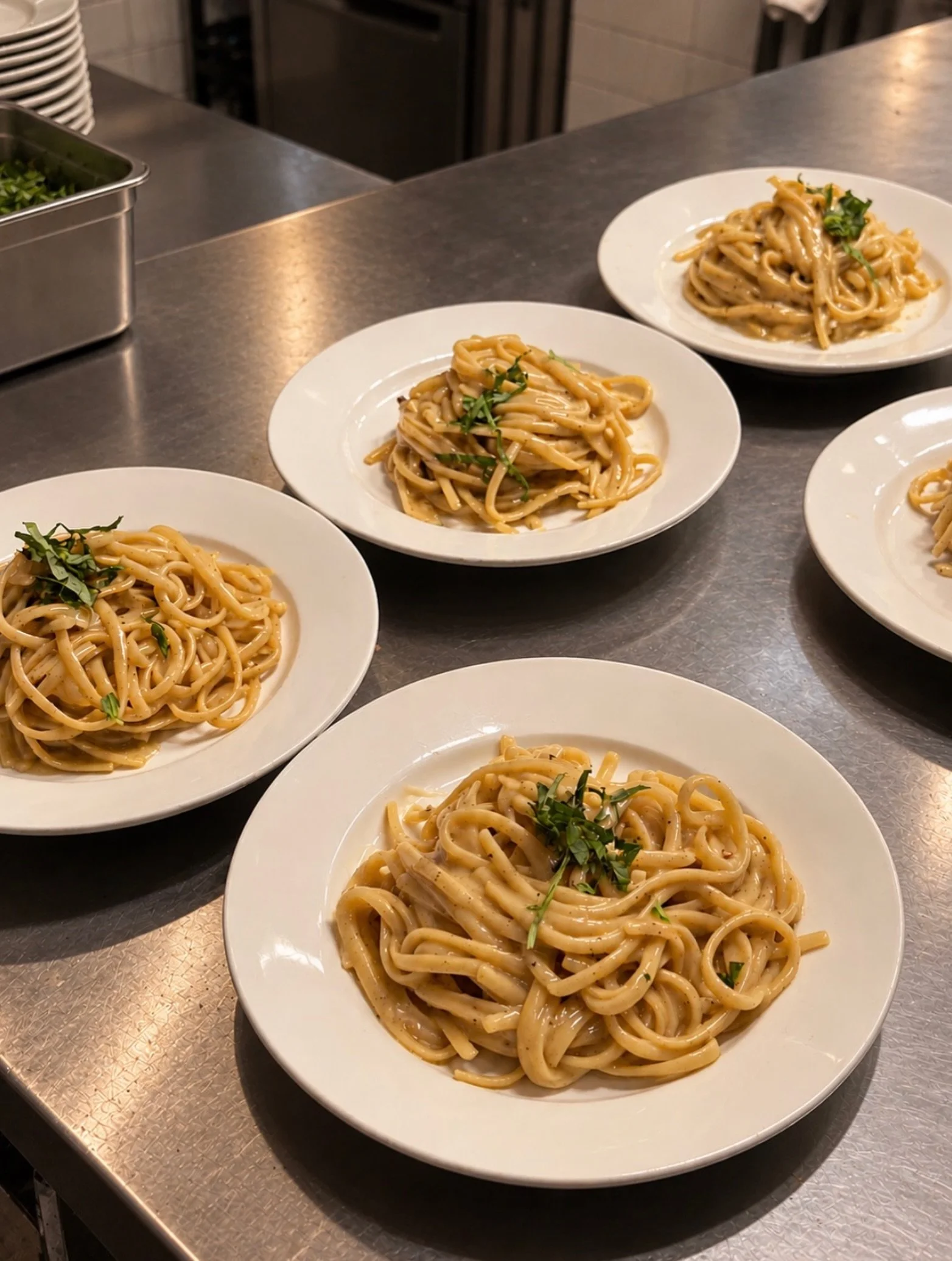A little kitchen sneak peek before the plates hit your table. 👀🍝
