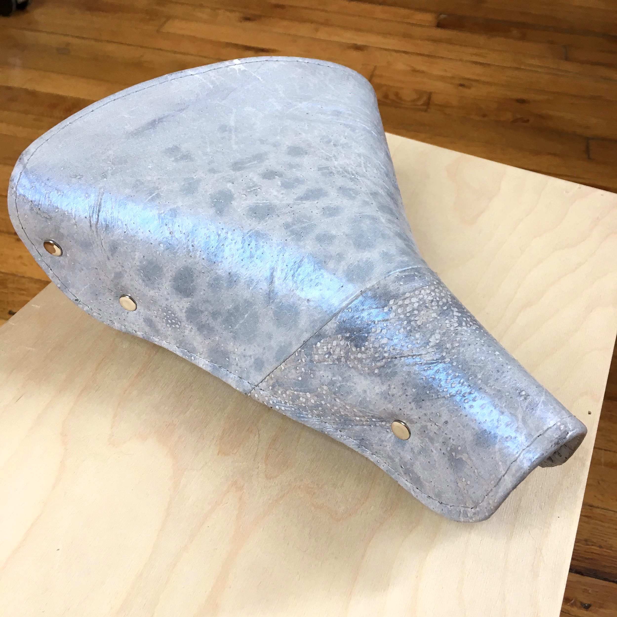 fish leather bike seat.JPG