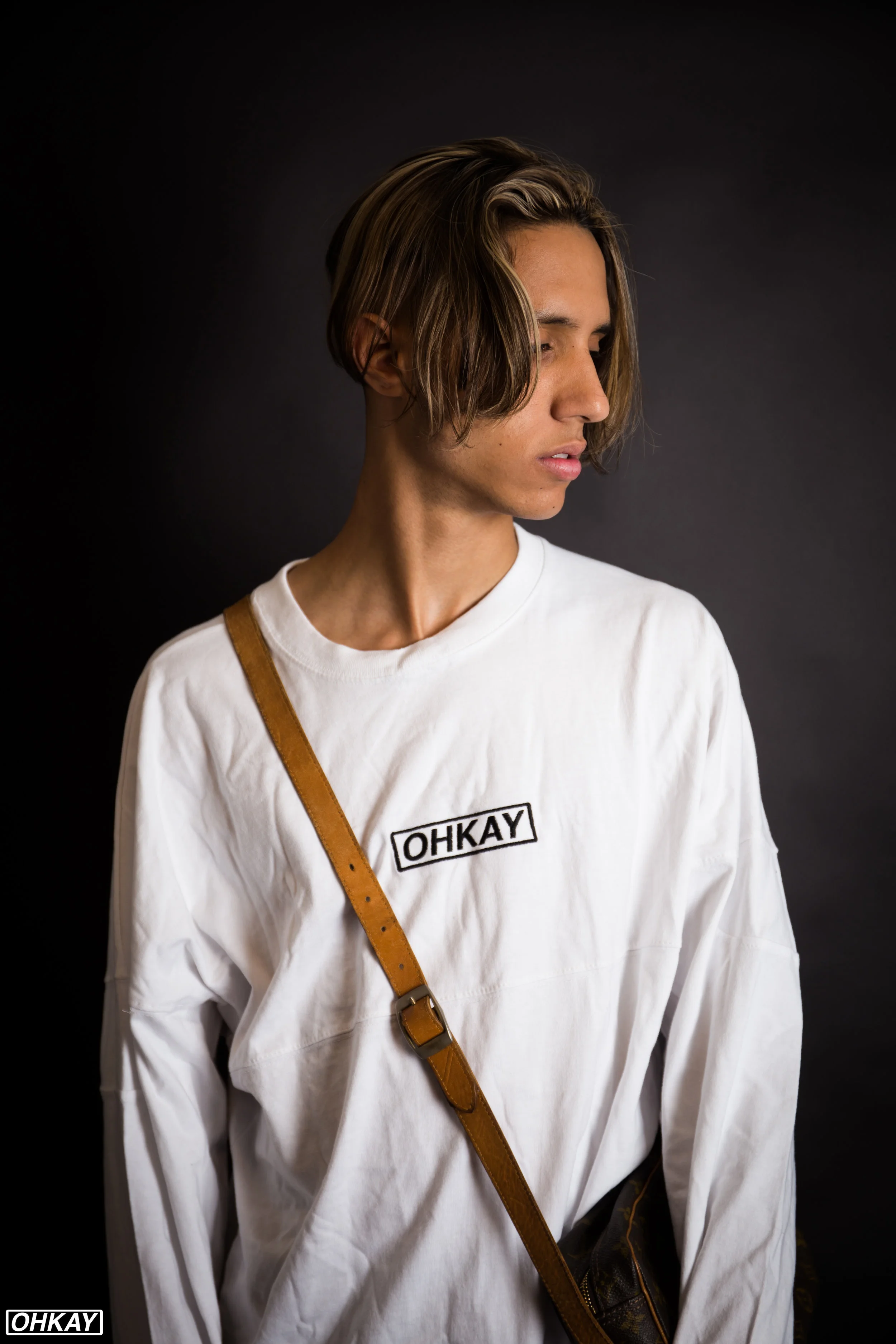 OHKAY WORLDWIDE BOX LOGO LONGSLEEVE