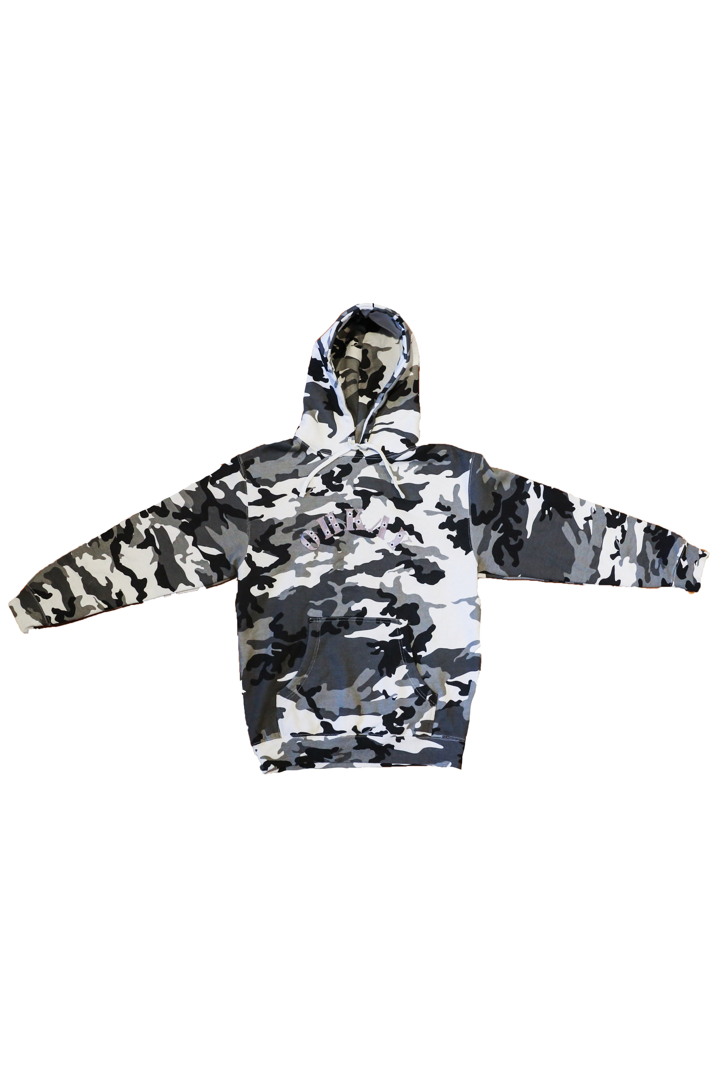 OHKAY SNOW CAMO HOODIE