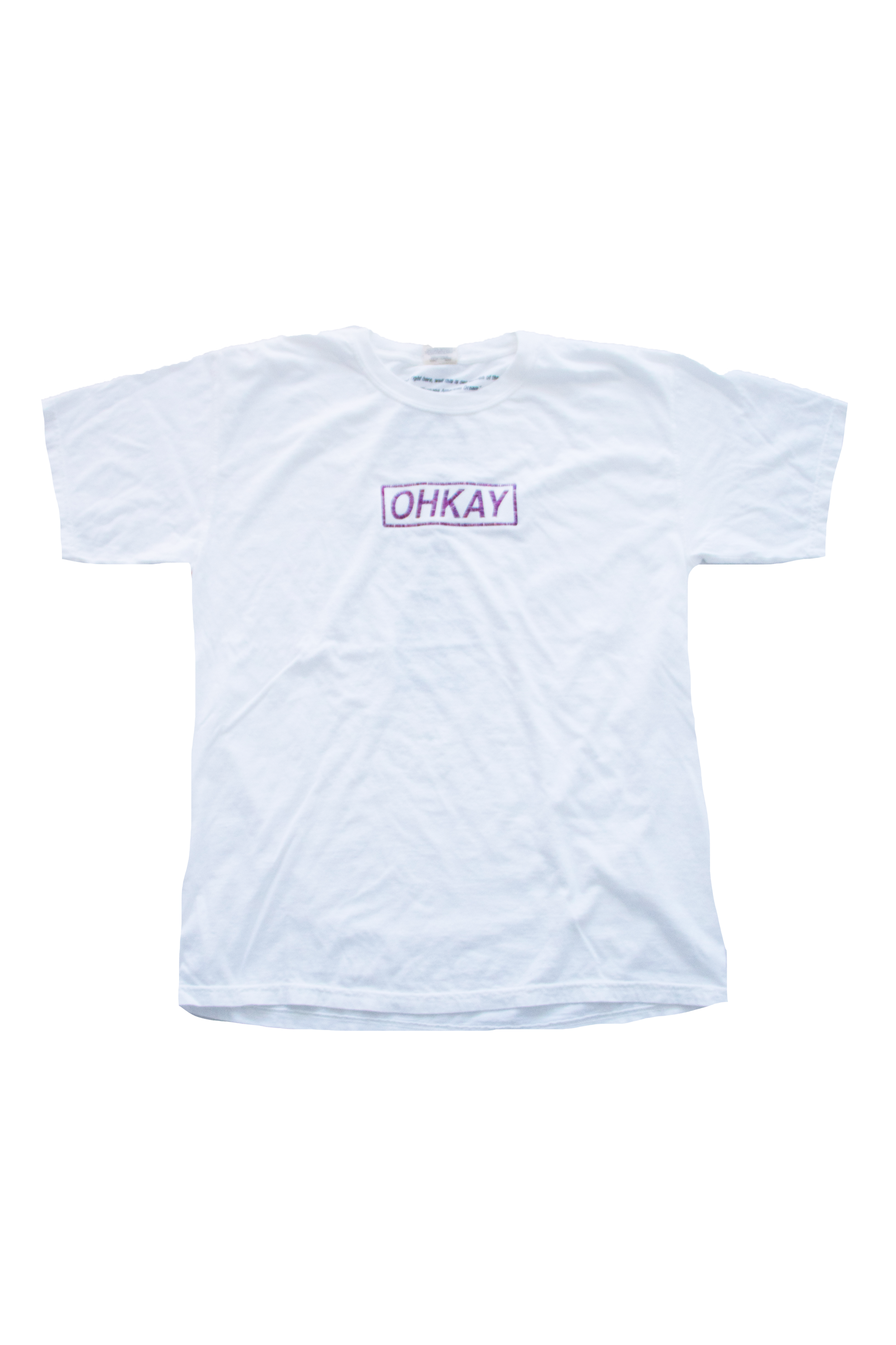 OHKAY AMERICAN EMBROIDERED TEE