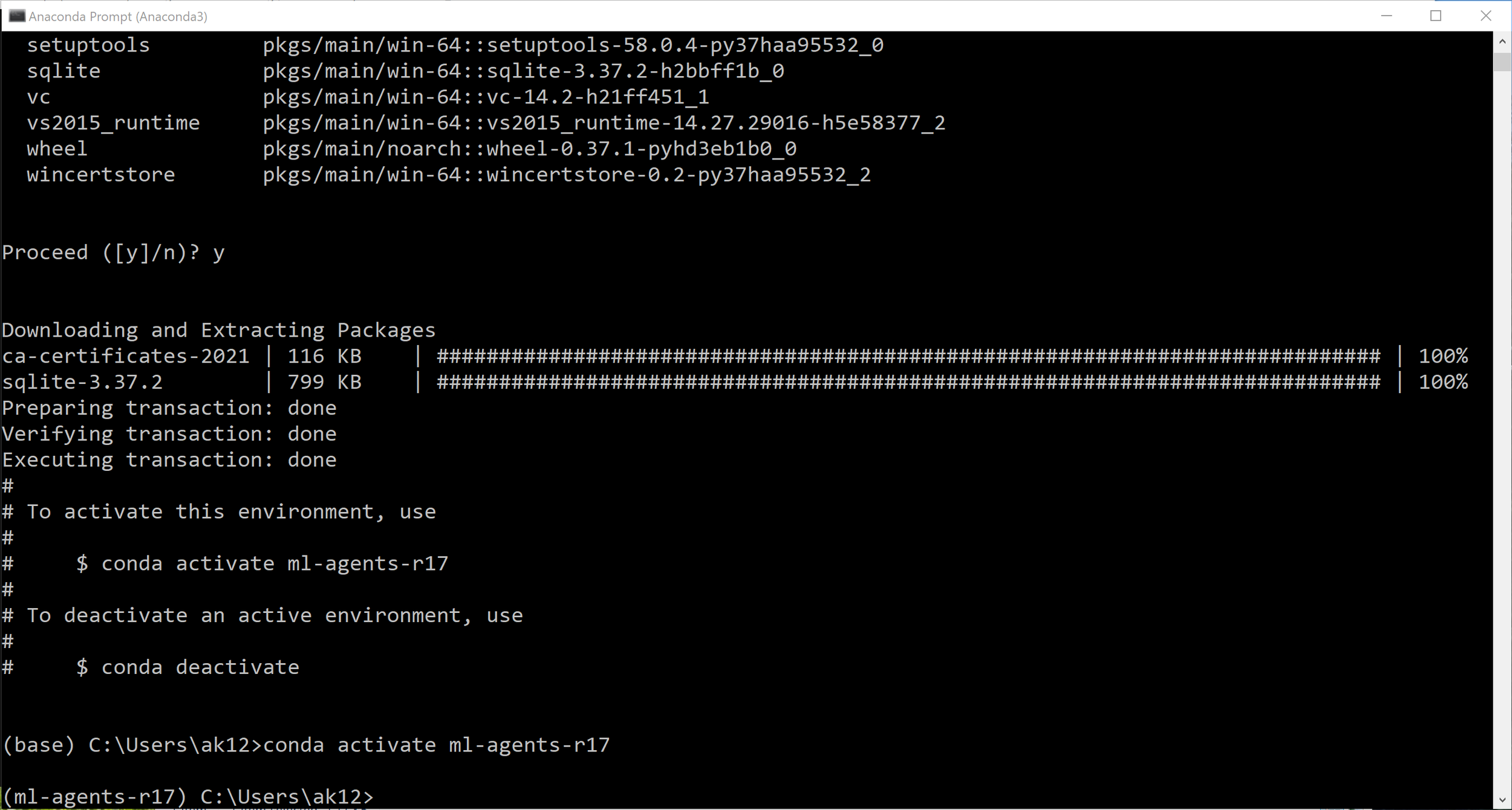 ML-Agents Python Setup with Anaconda — Immersive Limit