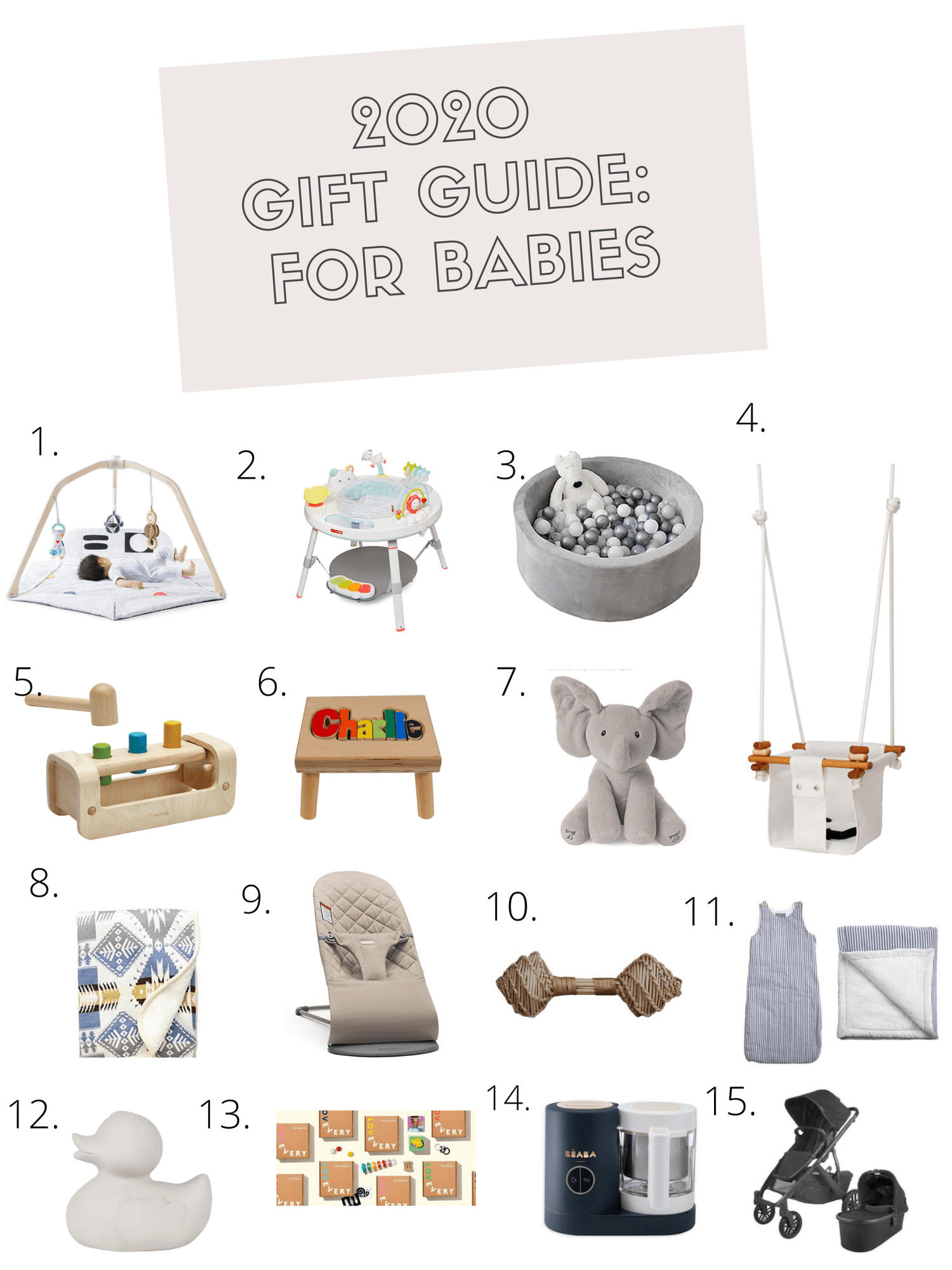 2020 Holiday Gift Guide: For Babies — mike martin