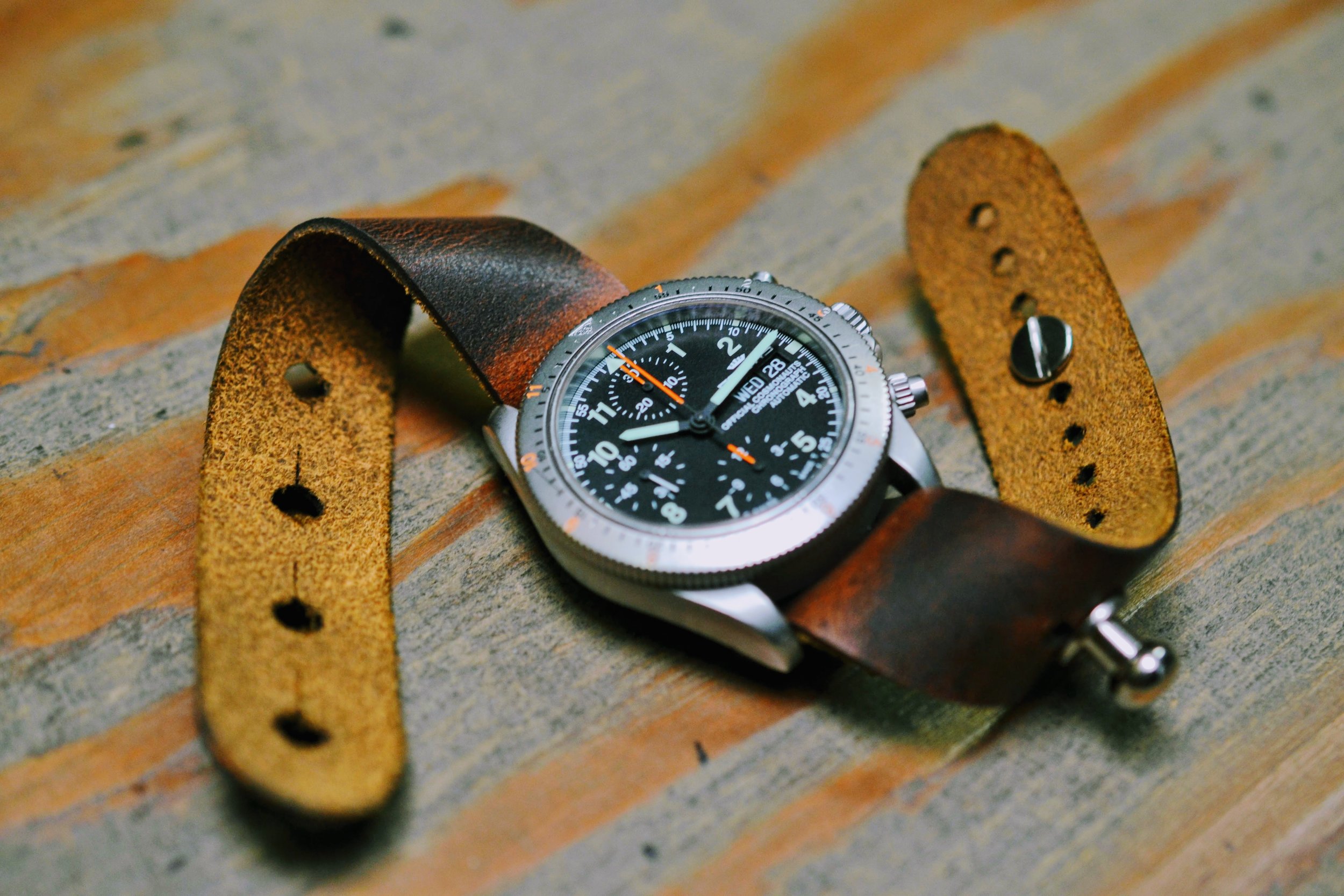 'Autumn Harvest' Redux Stud Watch Strap