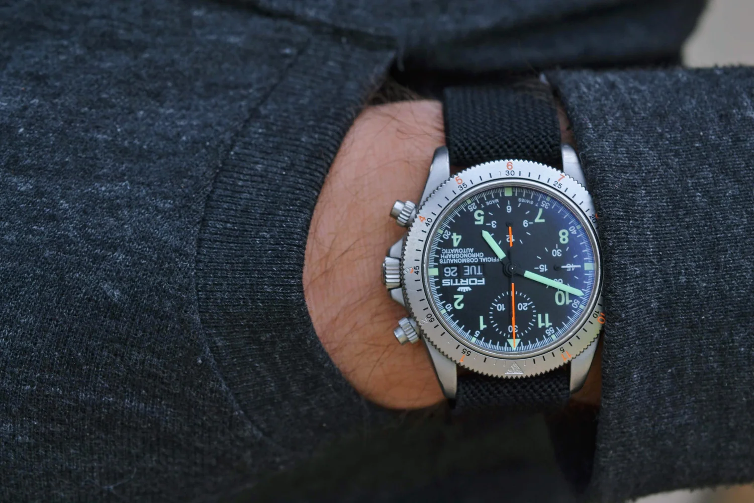 21mm Hook Strap™ Classic Stainless Steel Elastic Watch Band — Nick