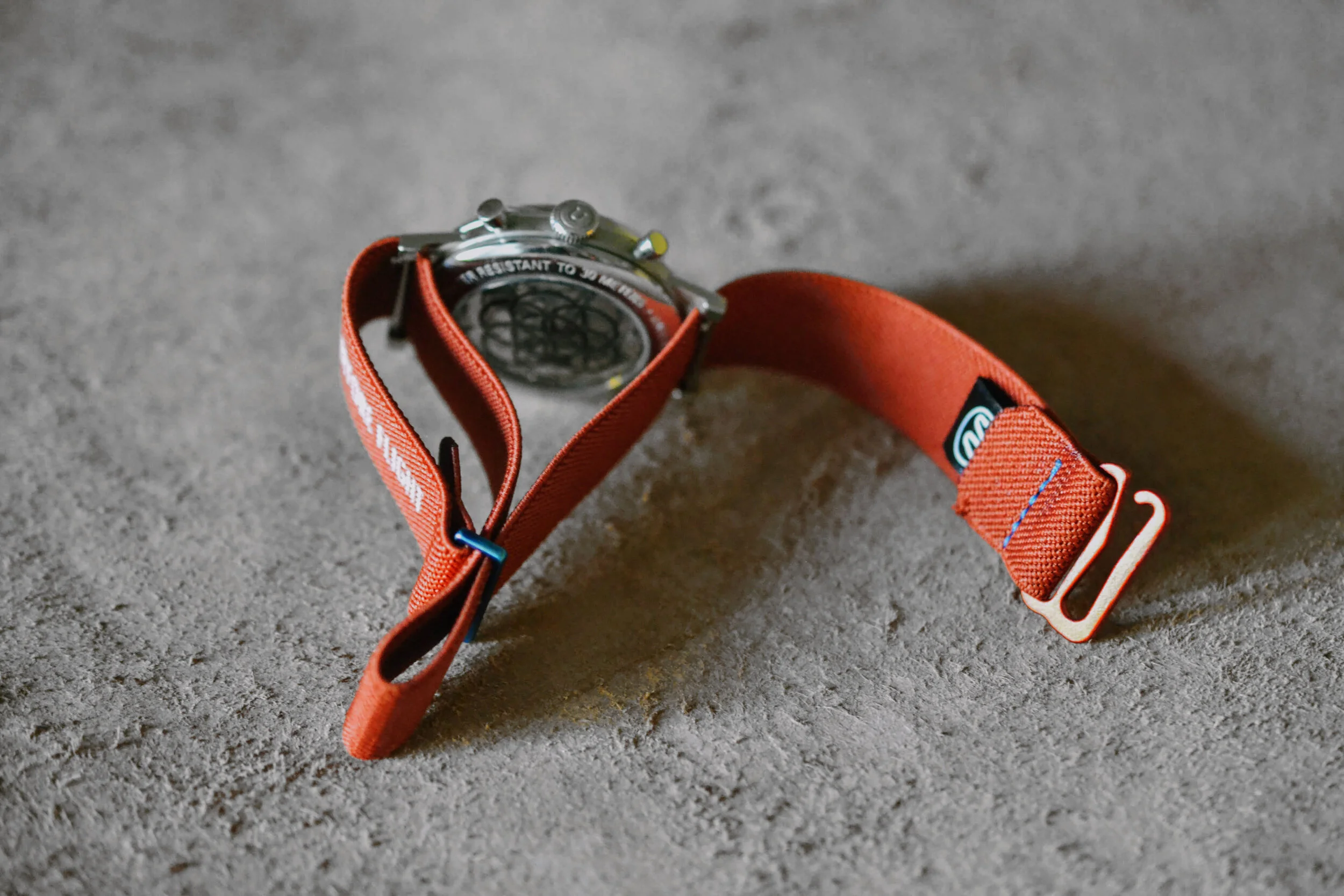 Nick Mankey Designs Hook Strap Apollo Series T-9 Remove Before Flight Elastic Watch Band