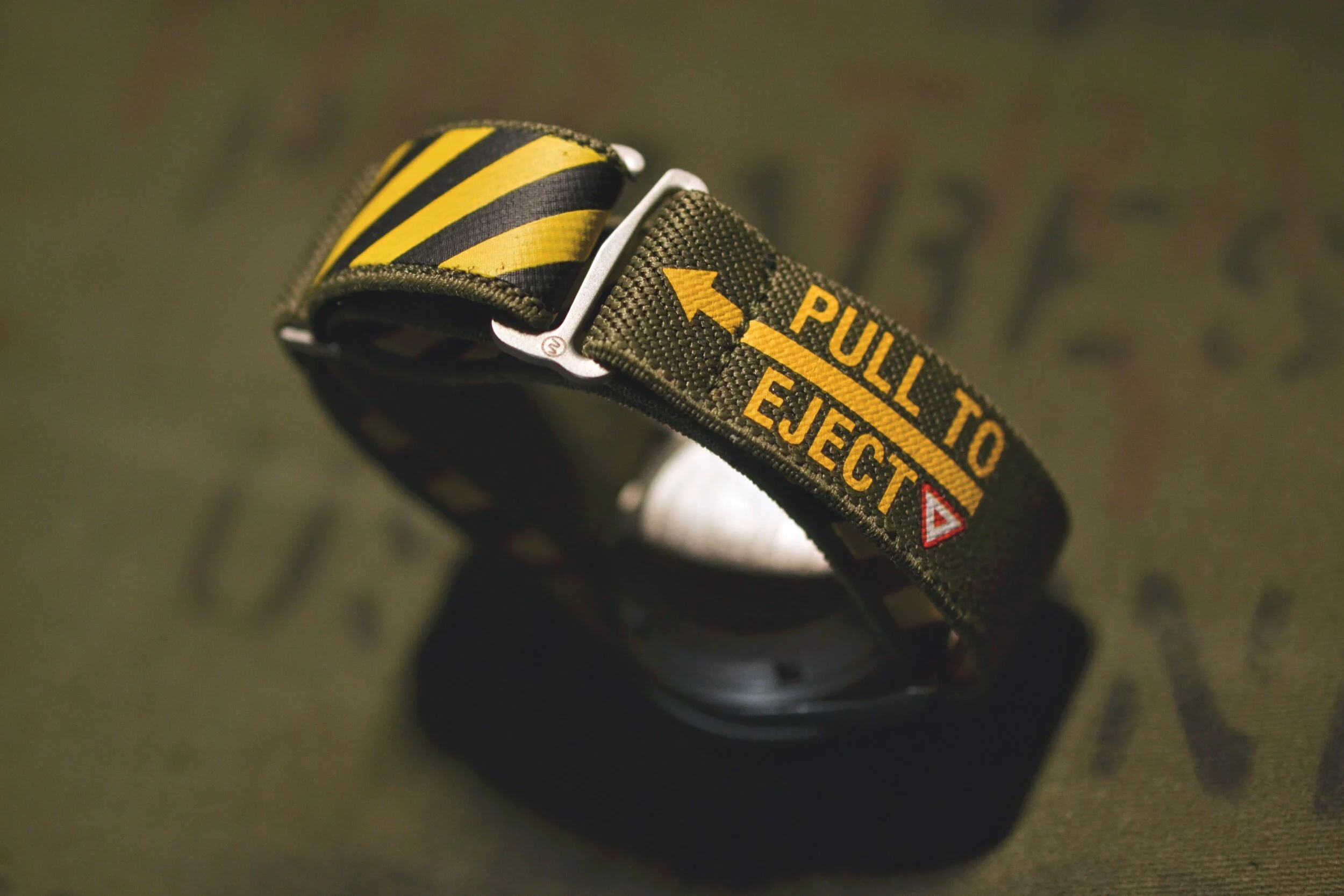 "P.T.E." HD Hazard Liner Hook Strap™ Stainless Steel - Elastic Watch Band