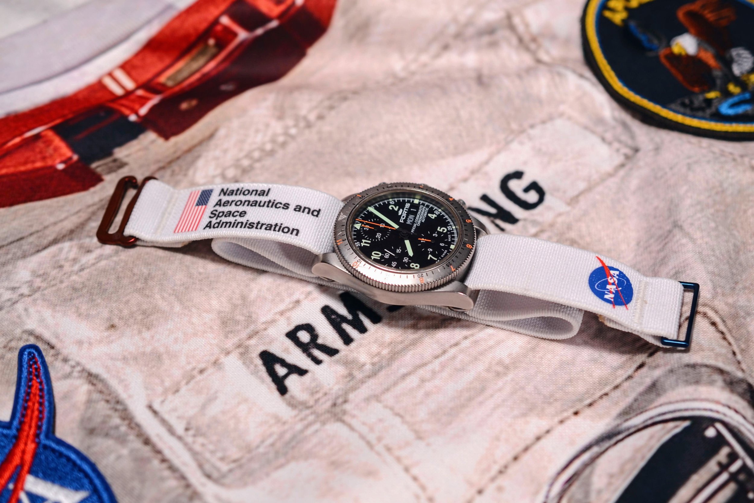 EVA MK2-B Hook Strap™ Official NASA Series Elastic Watch Band - Main Image