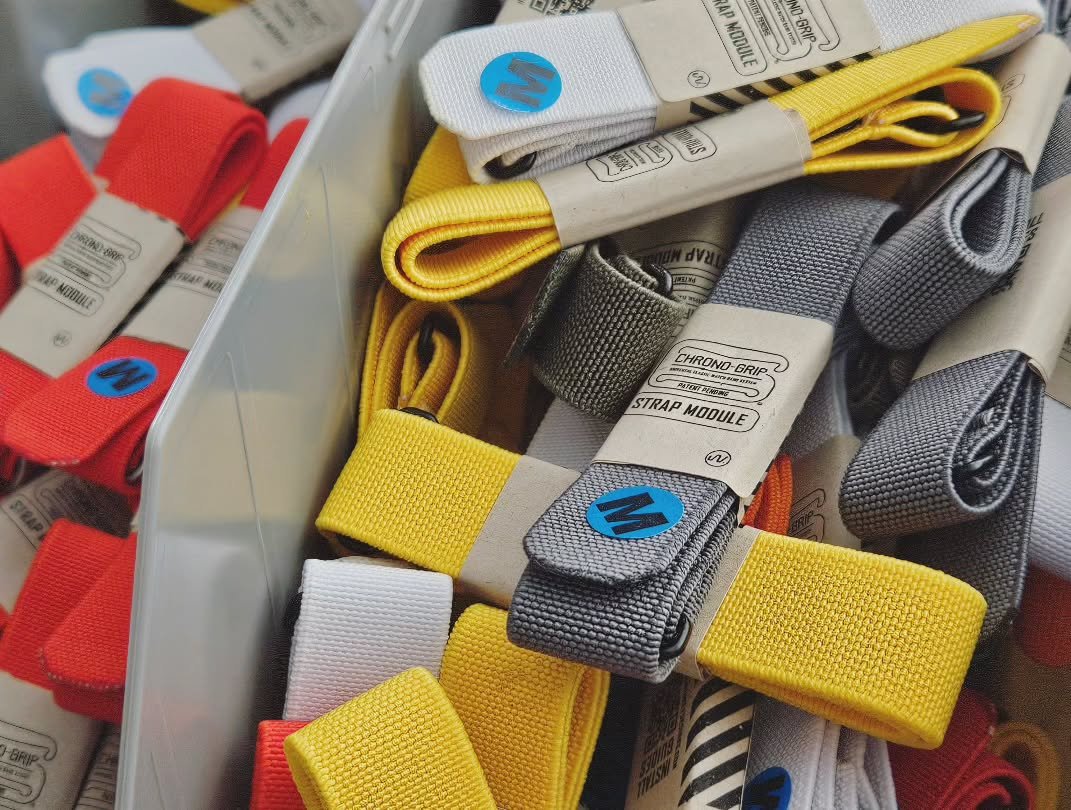 PSA: The next Chrono-Grip Stock Drop is this Thursday the 15th at 1200 Pacific! 🪂

This one will include a ton of 20mm modules and plenty of other 22mm kit options.

Our focus as of late has been on our backlogged custom orders, so this one will be 