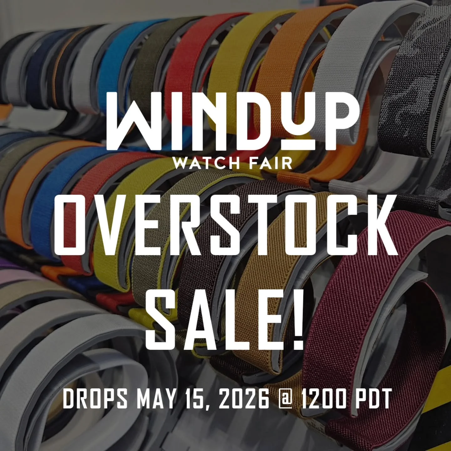 While we may have prepped a ton of straps to sell at WindUp, about 120 pre-made Chrono-Grip straps remain!

A mix of the most popular colorways in both Standard and XL Single Pass (aka Medium Zero Pass) will be dropping into the shop tomorrow May 15 