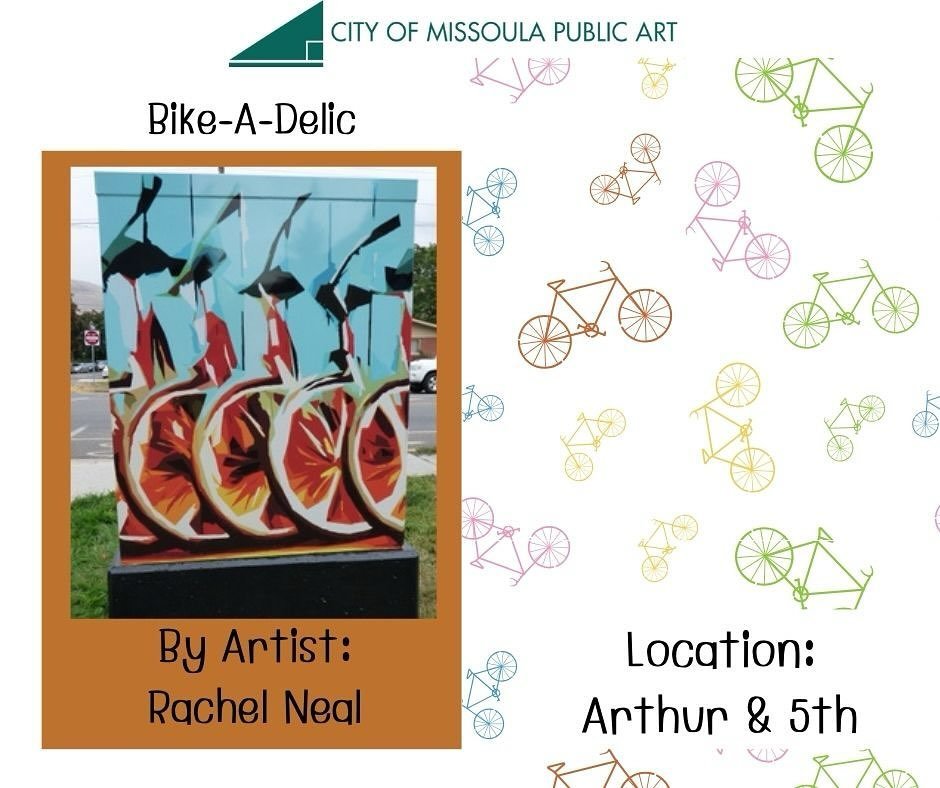 This week, we&rsquo;re excited to reintroduce the traffic signal box &ldquo;Bike-A-Delic&rdquo; located on Arthur and 5th! Created by the talented Rachel Neal, this artwork brings a &ldquo;trippy&rdquo; illusion of bikes to our streets. 🚲💫 Come che