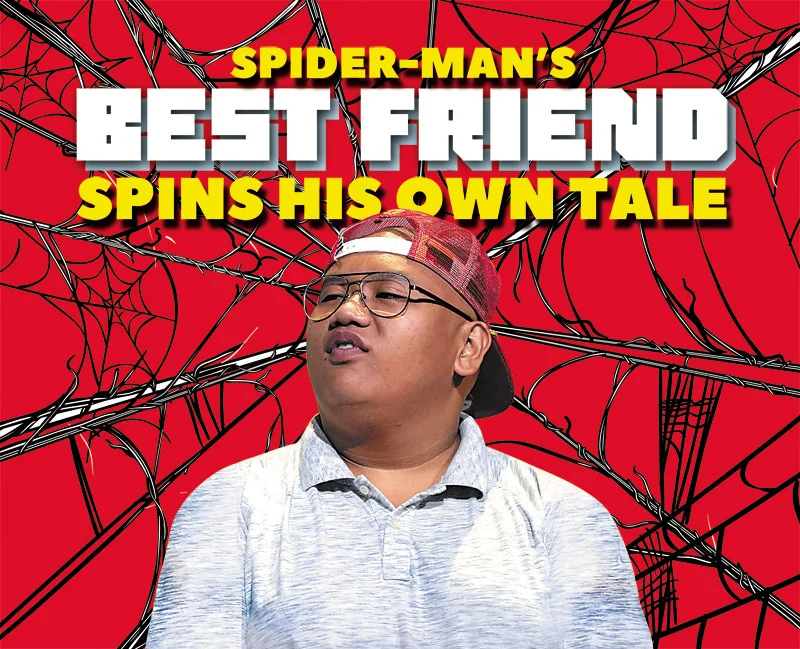 Local boy Jacob Batalon is on the cusp of a breakthrough thanks to a role in Marvel’s “Spider-Man: Homecoming”. But the Damien grad sees bigger things on the horizon. Photo by Gage Skidmore | Illustration by Mark Galacgac