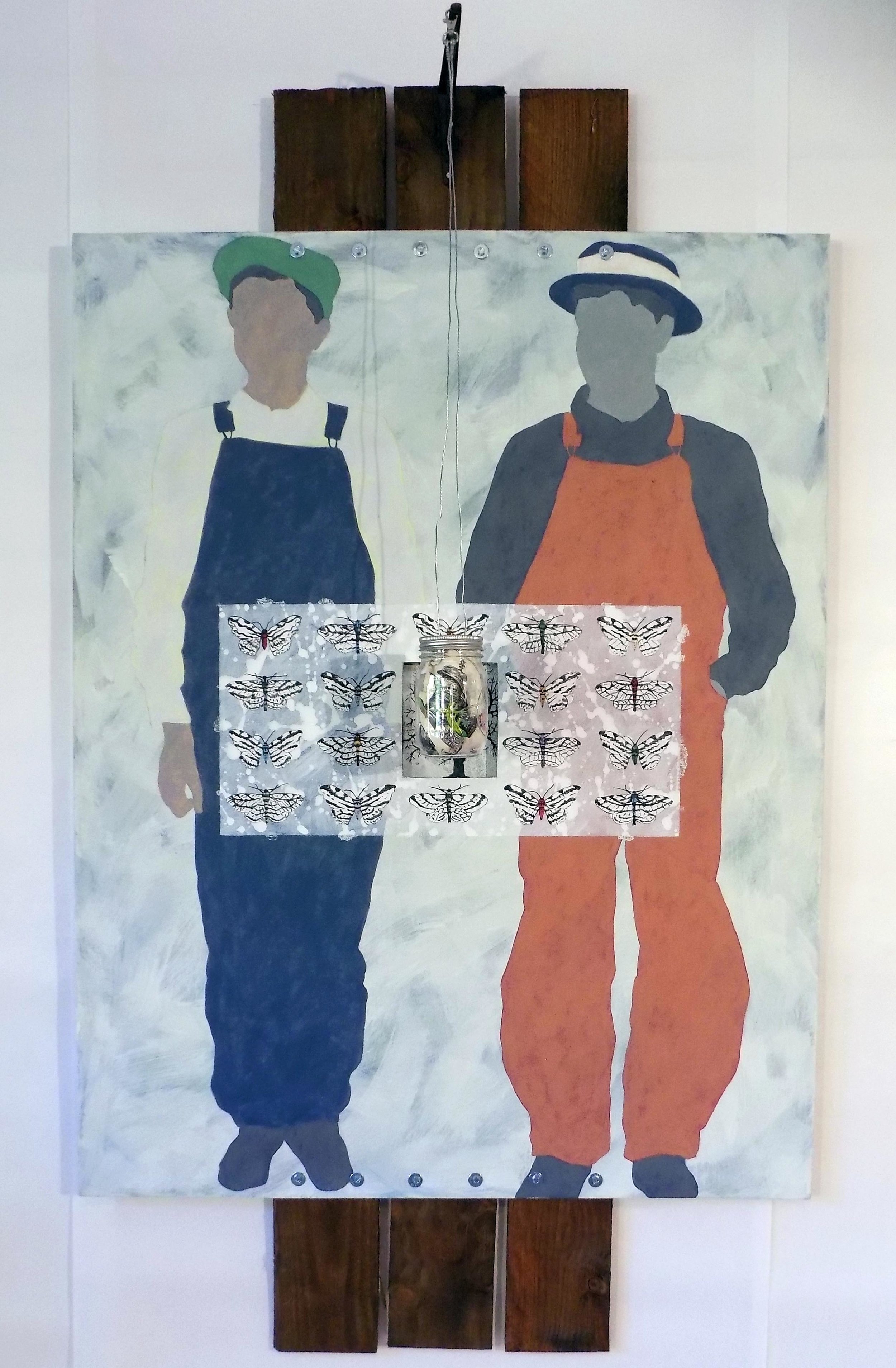 WORK - TEENAGE SHARECROPPERS - 66" x 38" - 2018