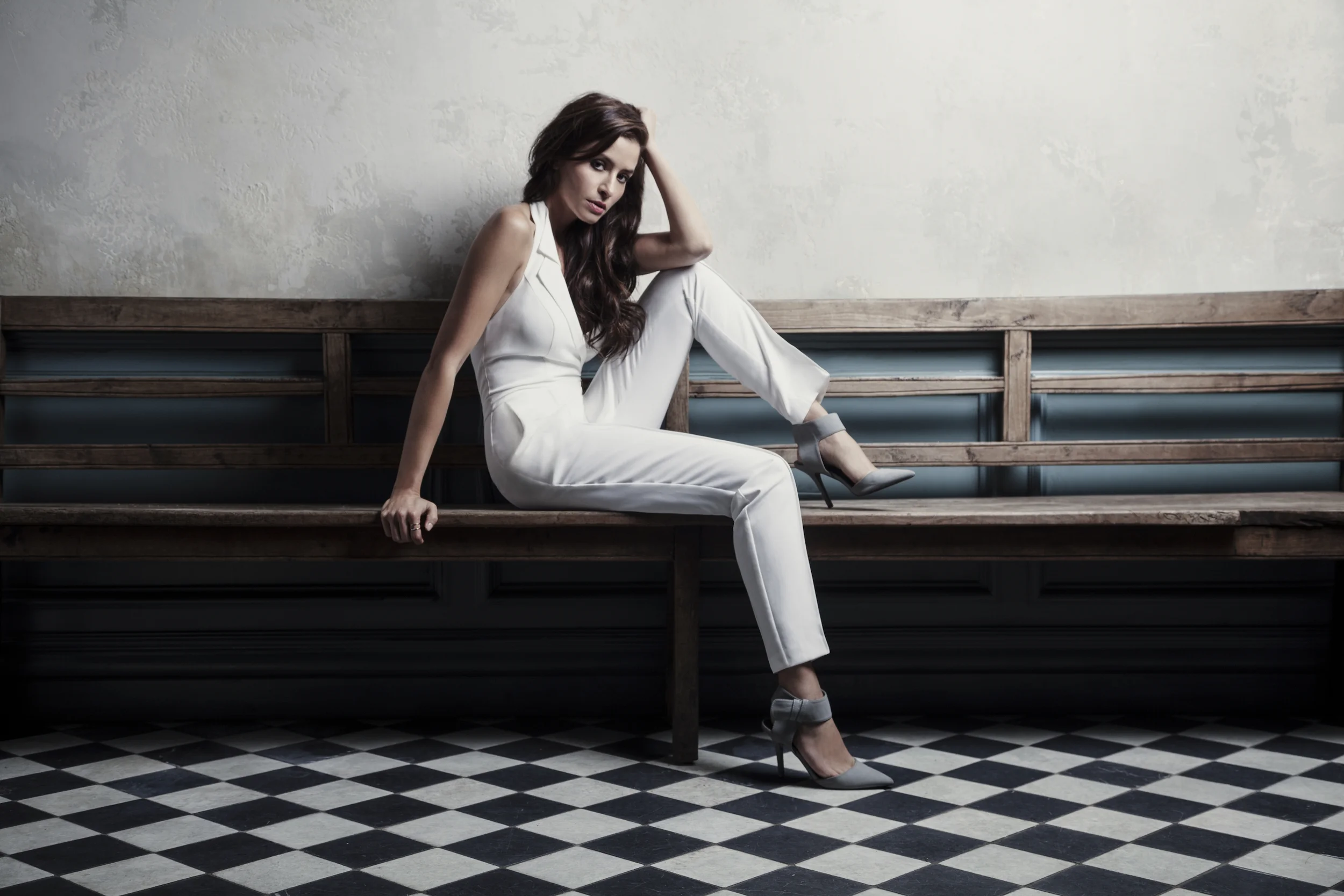 jumpsuit, Foever Unique. shoes, AMI Clubwear. ring, Rocksbox.