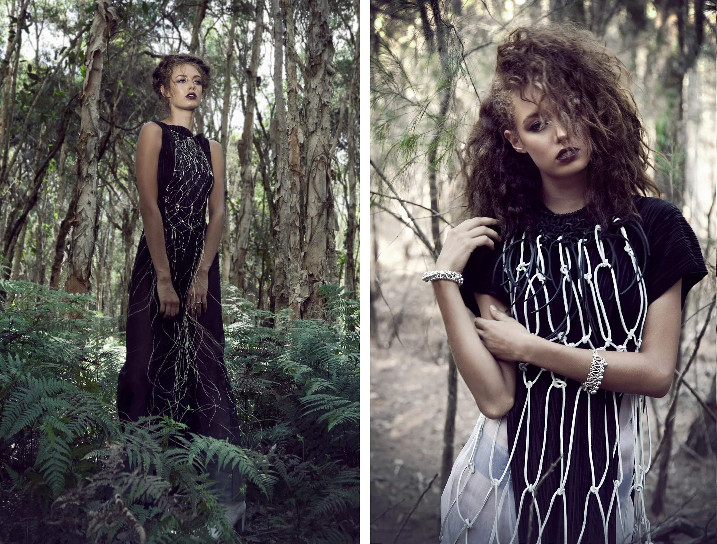 Left - Dress & Skirt: What Follows Right - Top: What Follows / Skirt: Kaliver