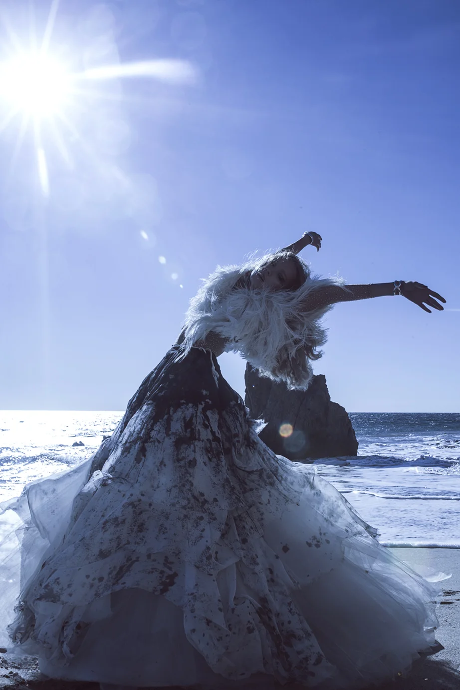 Cape Marcelo Pendola / Skirt Valerj Pobega / Under Skirt Sareh Nouri / Cuffs Charles Albert
