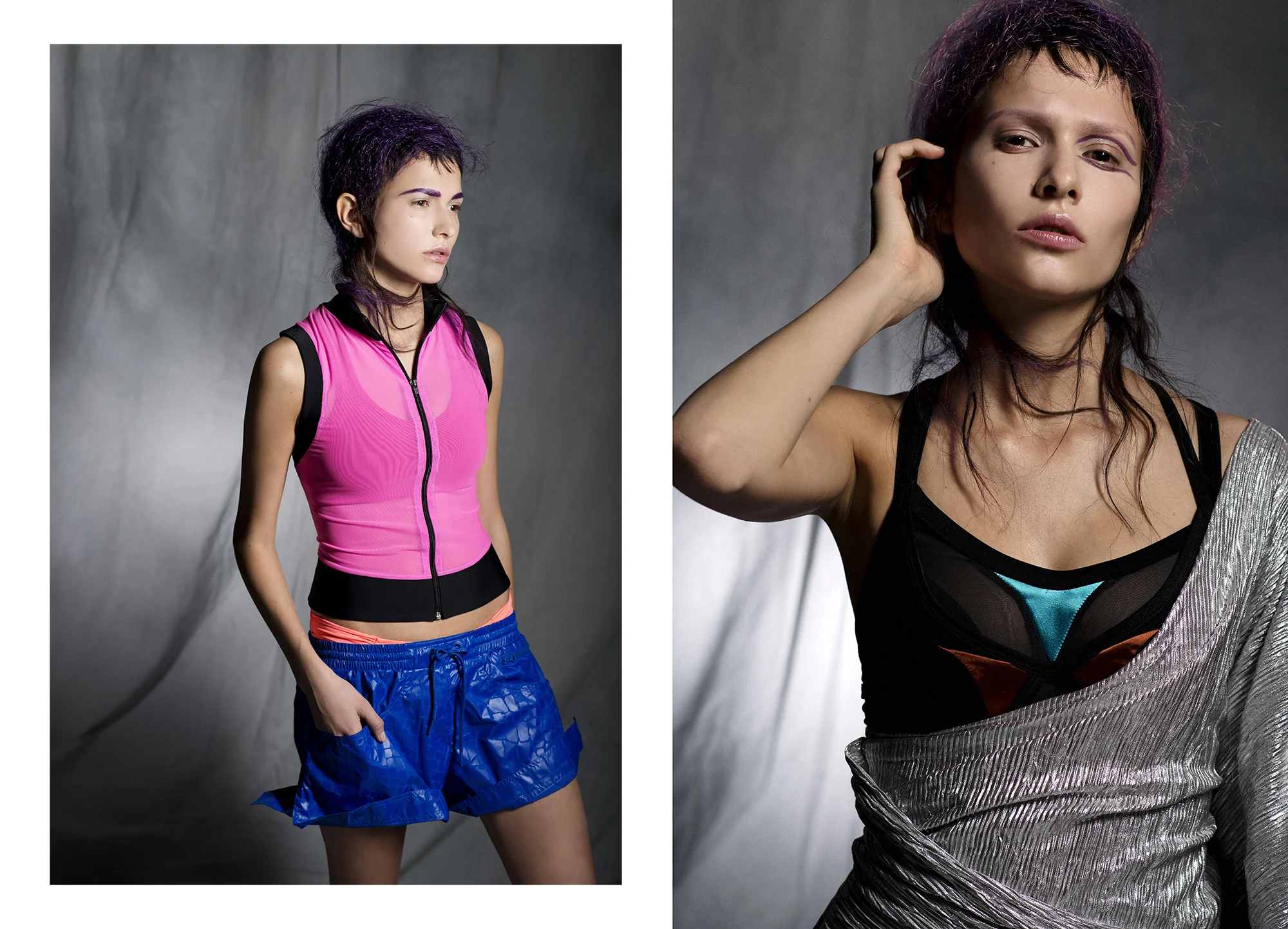 Top : Eniqua / Bra : Iracrema Scharf / Bikini Bottom : Watercult / Shorts : Stella McCartney Right / Dress : Couture One / Bodysuit : DRESP