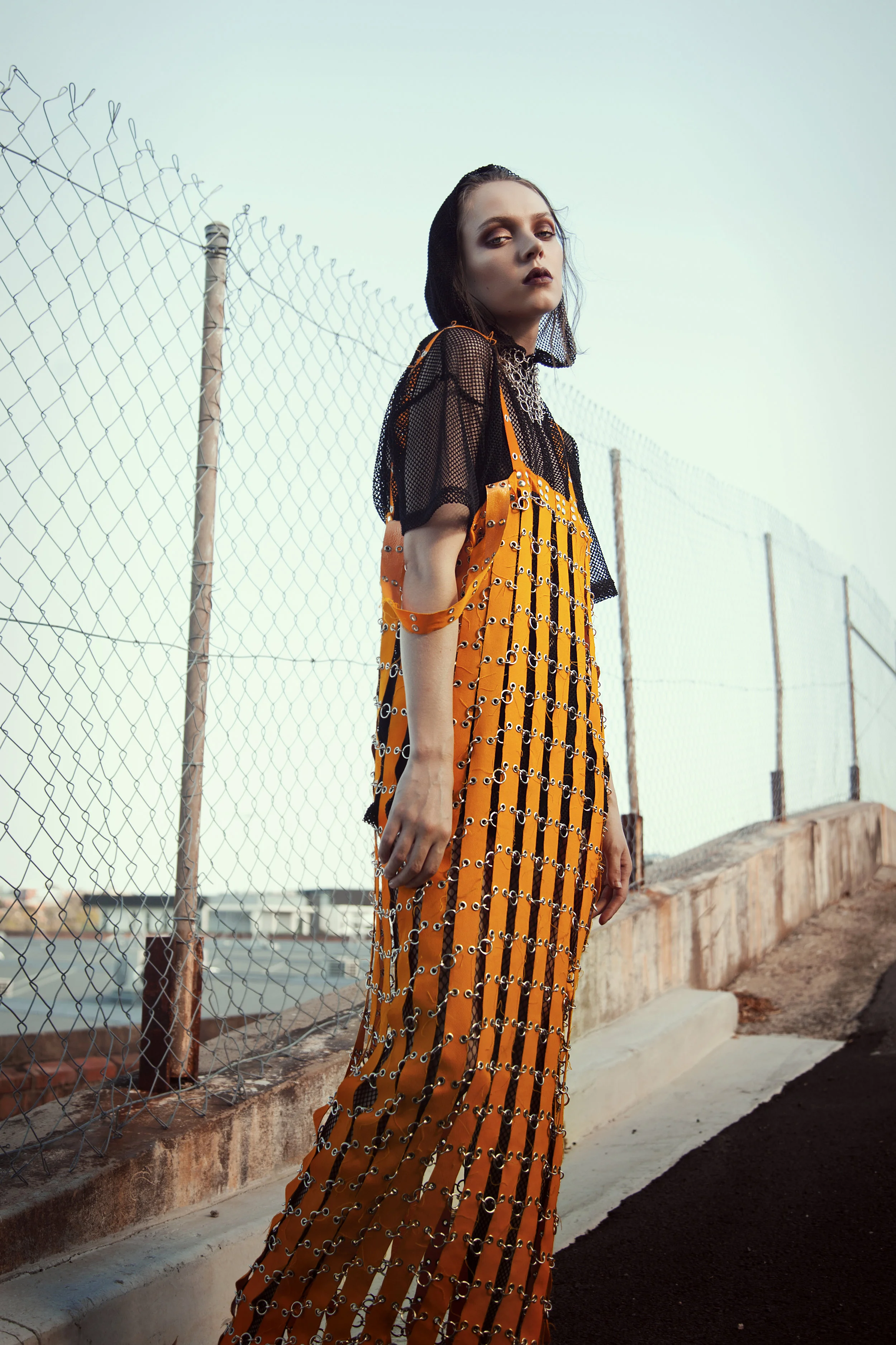 Shirt: Tempt / Dress: Stephanie Schafer / Necklace: Stephanie Schafer