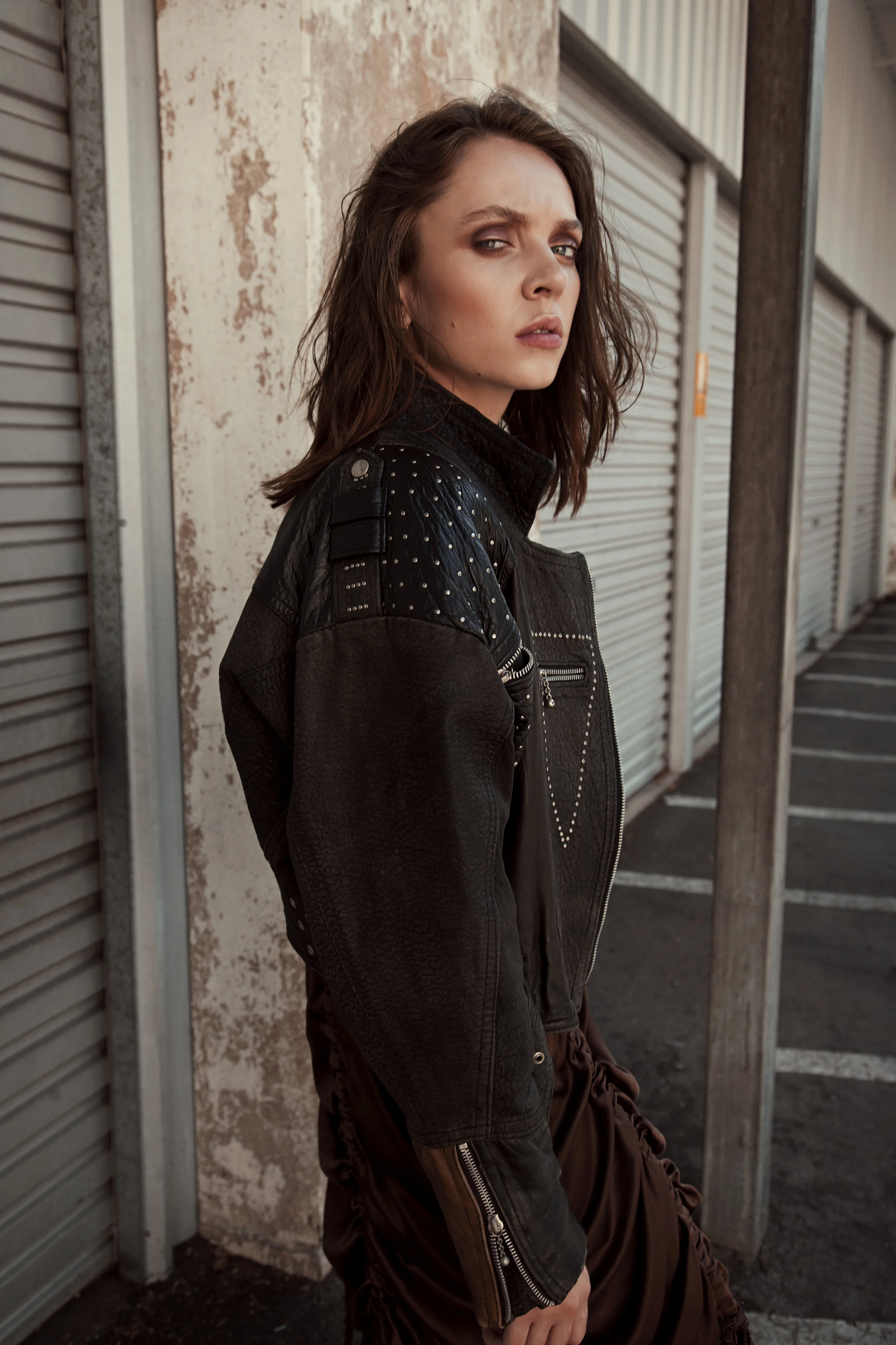 Dress: Jolie Chatfield / Jacket: West End Collections / Necklace: Stephanie Schafer