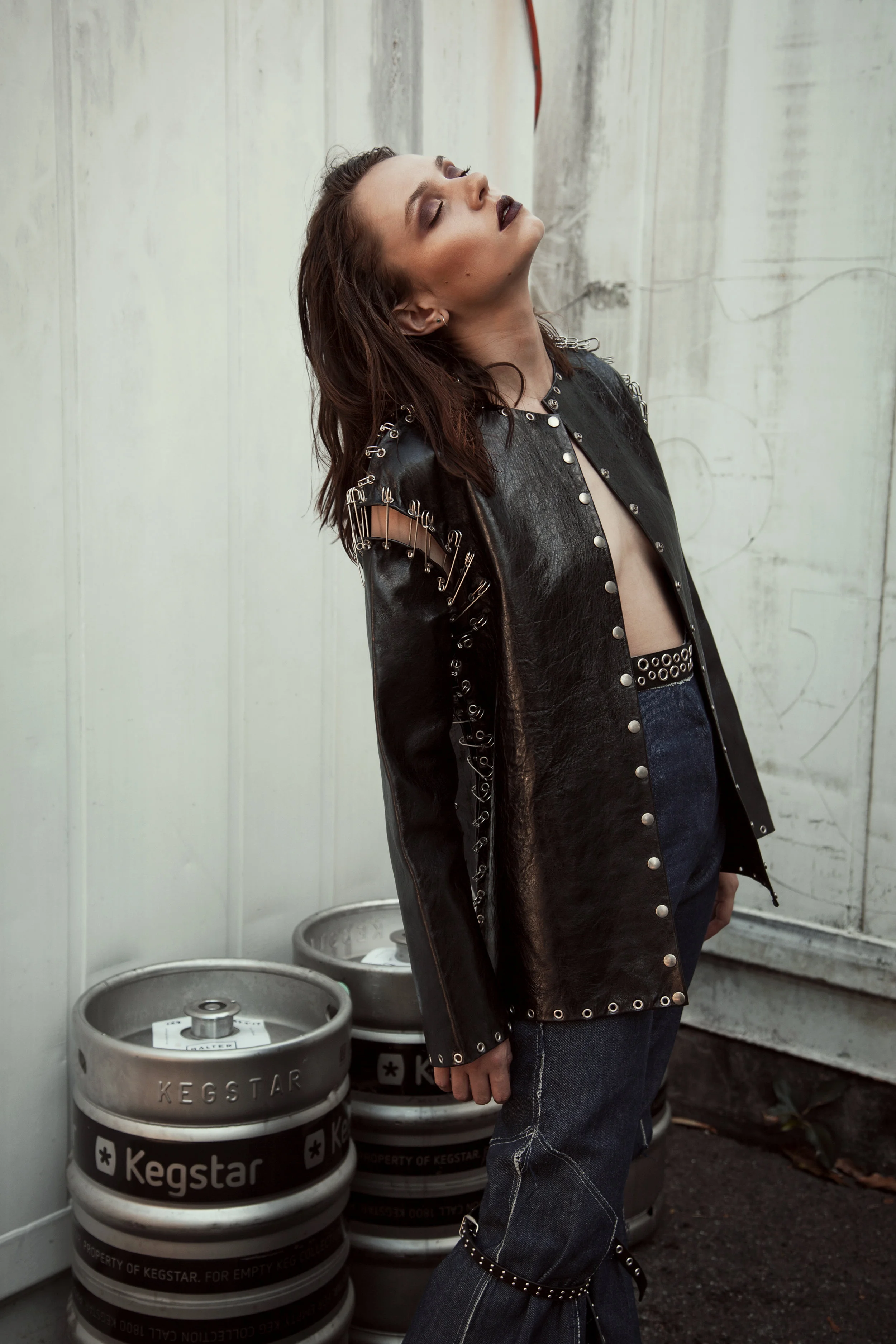 Jacket: Stephanie Schafer / Jeans: Jolie Chatfield / Shoes: Current Mood