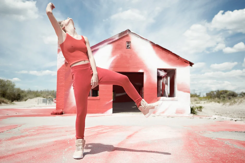 Sneakers: Adidas / Pants: Puma / Shirt: Juicy Couture