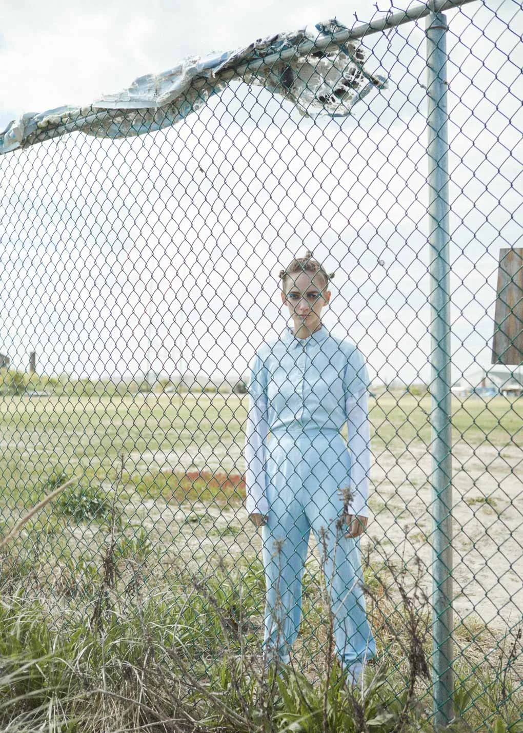 Sneakers: Adidas / Pants: Vintage / White Shirt: Prada