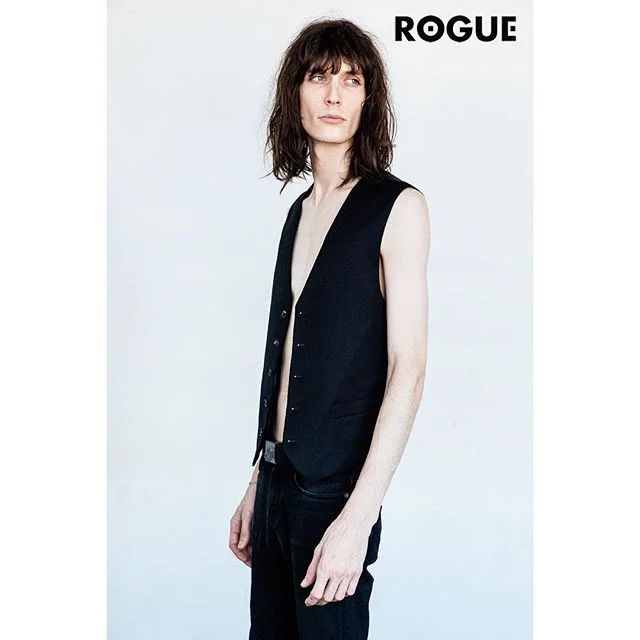 Model @justingossman for @roguemagazine&rsquo;s Winter Issue N&deg;7. Justin talks with us about being the 1st male model to be the face of Nars @narsissist alongside @bellahadid and being the frontman of the band @thetoyguns 
Photography by @stormsh