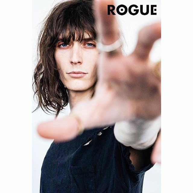 Model @justingossman for @roguemagazine&rsquo;s Winter Issue N&deg;7. Justin talks with us about being the 1st male model to be the face of Nars @narsissist alongside @bellahadid and being the frontman of the band @thetoyguns 
Photography by @stormsh