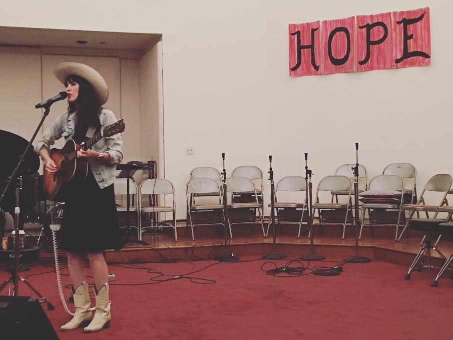 Jaime Wyatt at the Hope Lutheran Church for "City Roots."