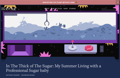 "In The Thick of the Sugar" My Summer Living with a Profressional Sugar Baby"